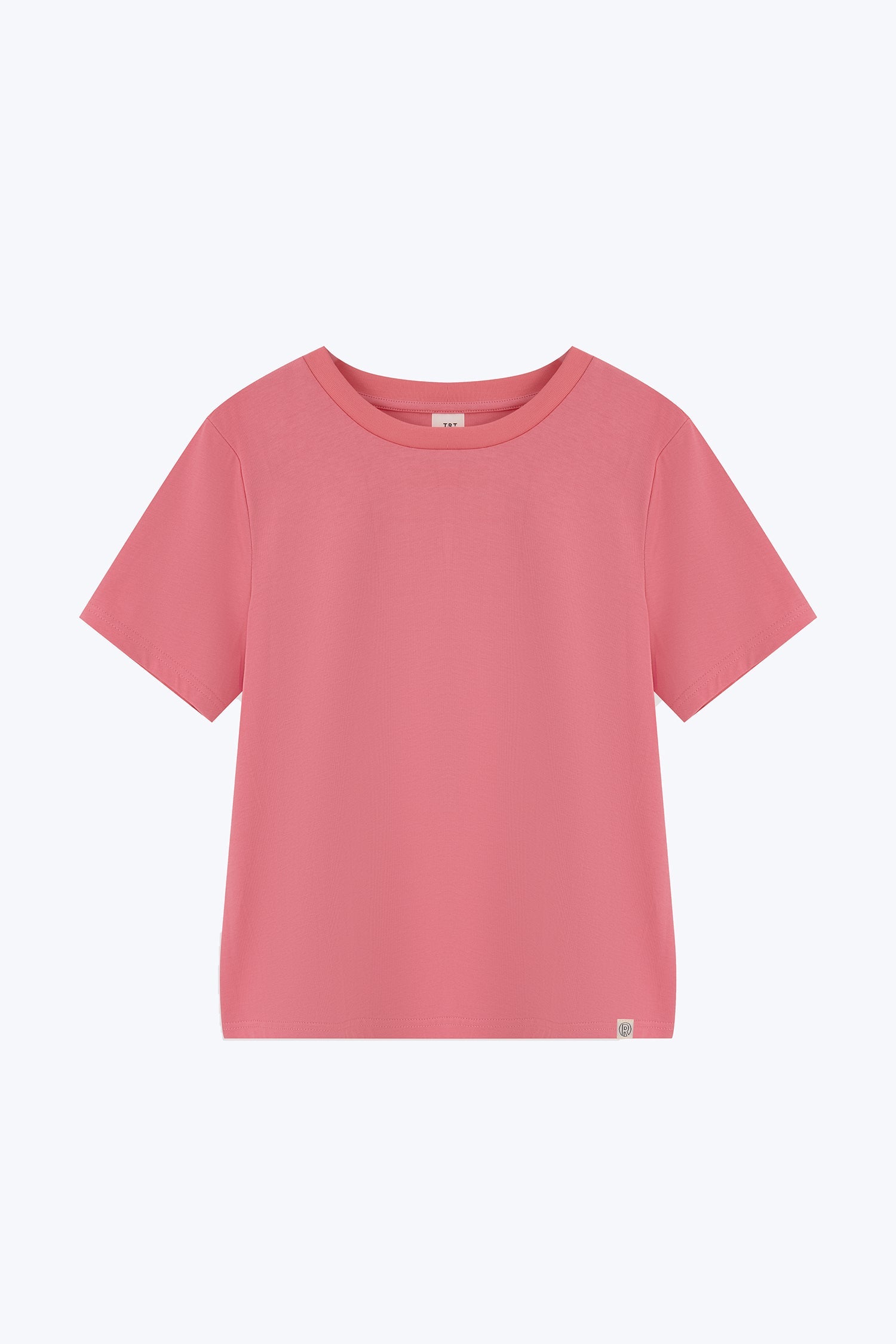 Crew Neck Tee - Coral