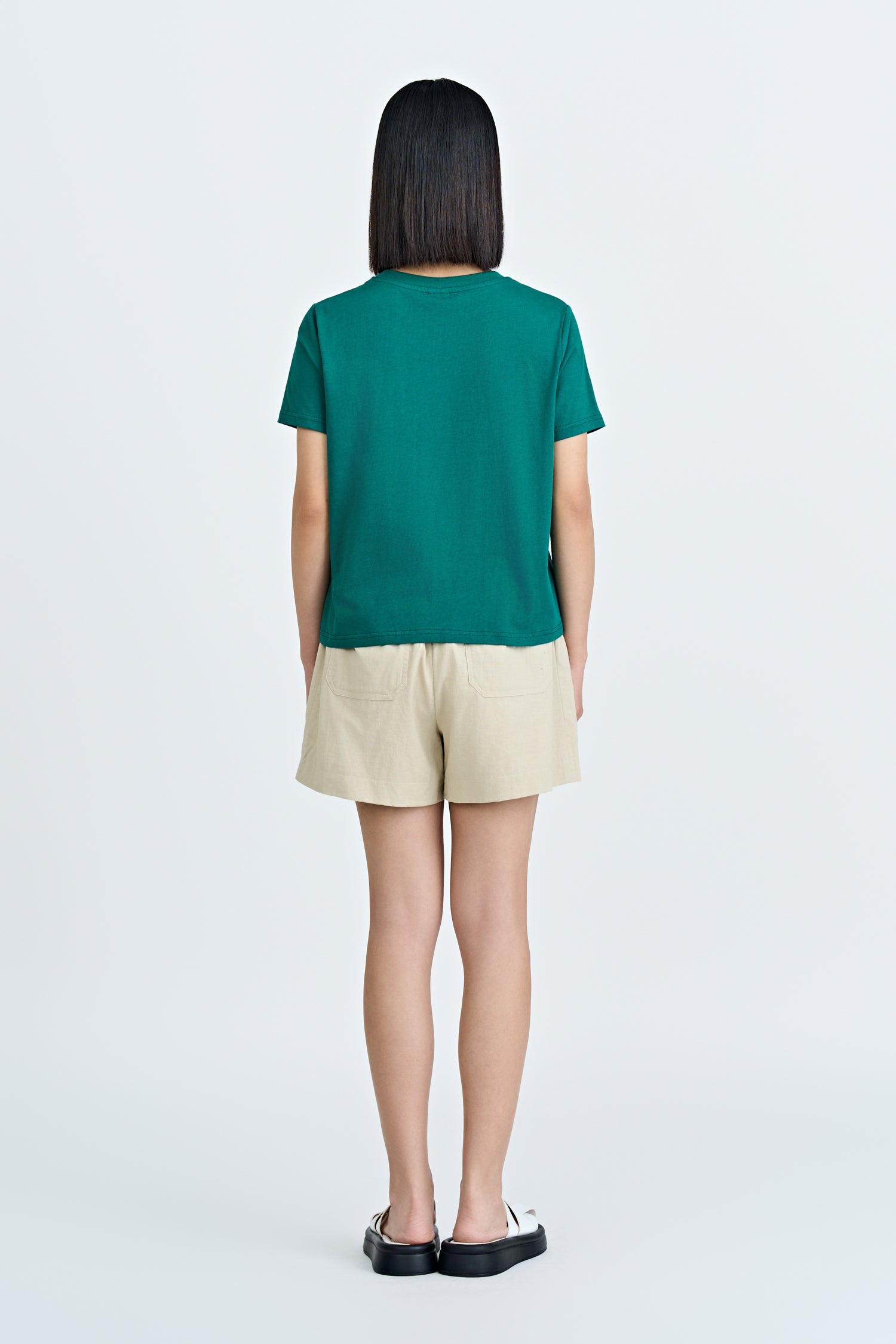 Crew Neck Tee - Emerald