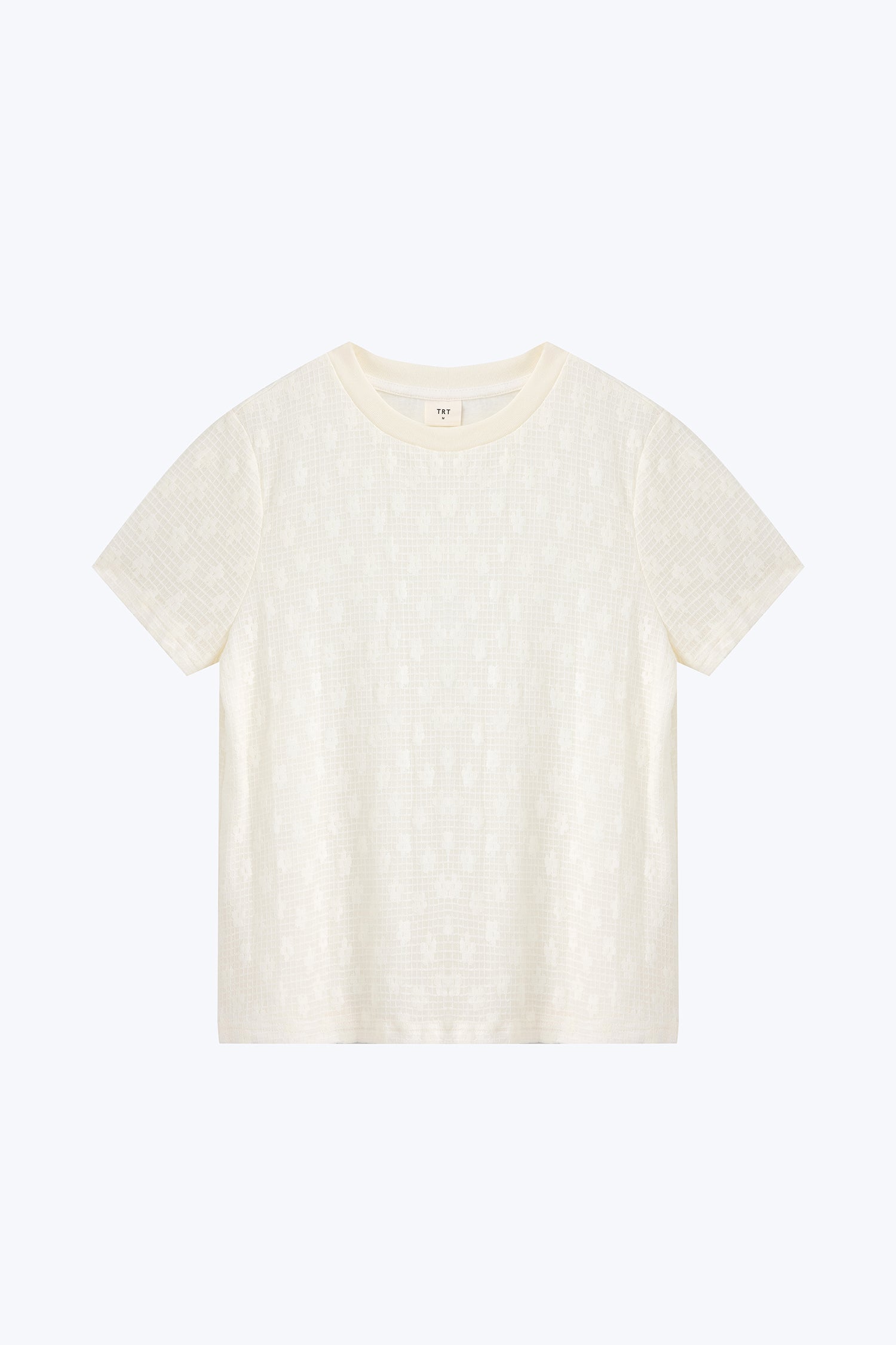 Floral Jersey Tee - Ecru