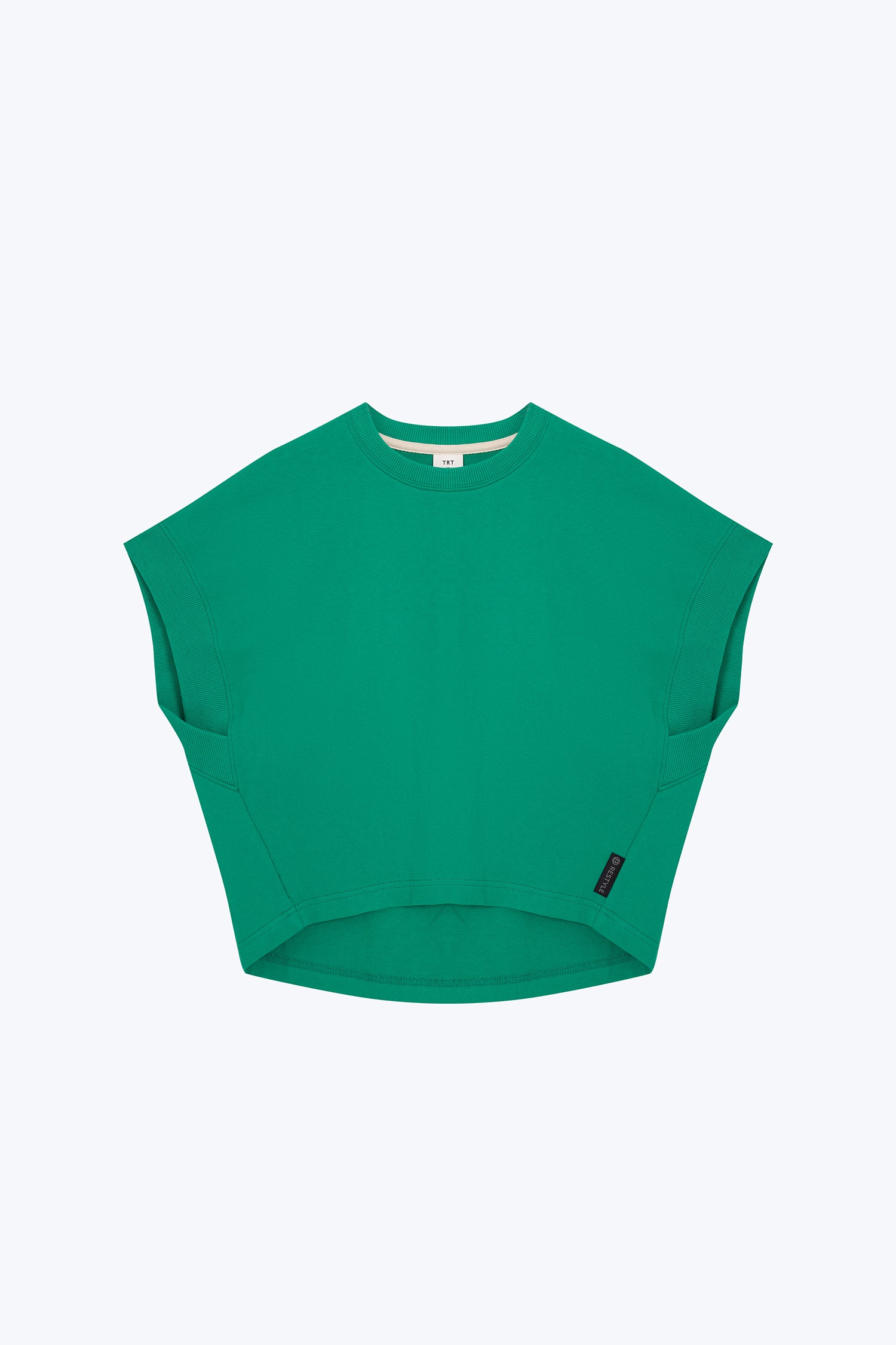 Cropped Tee - Emerald