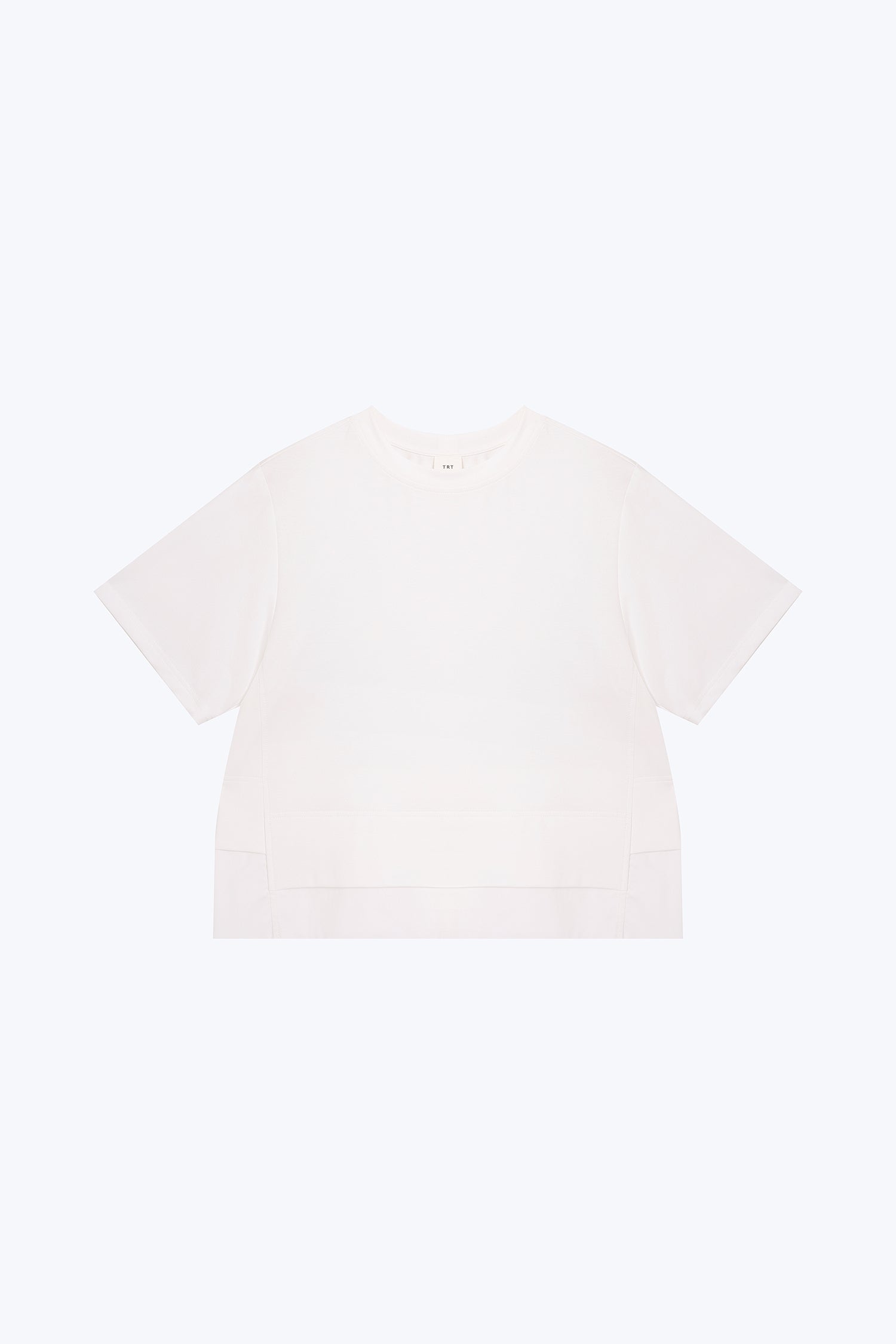 Oversized Panel Tee - Cream
