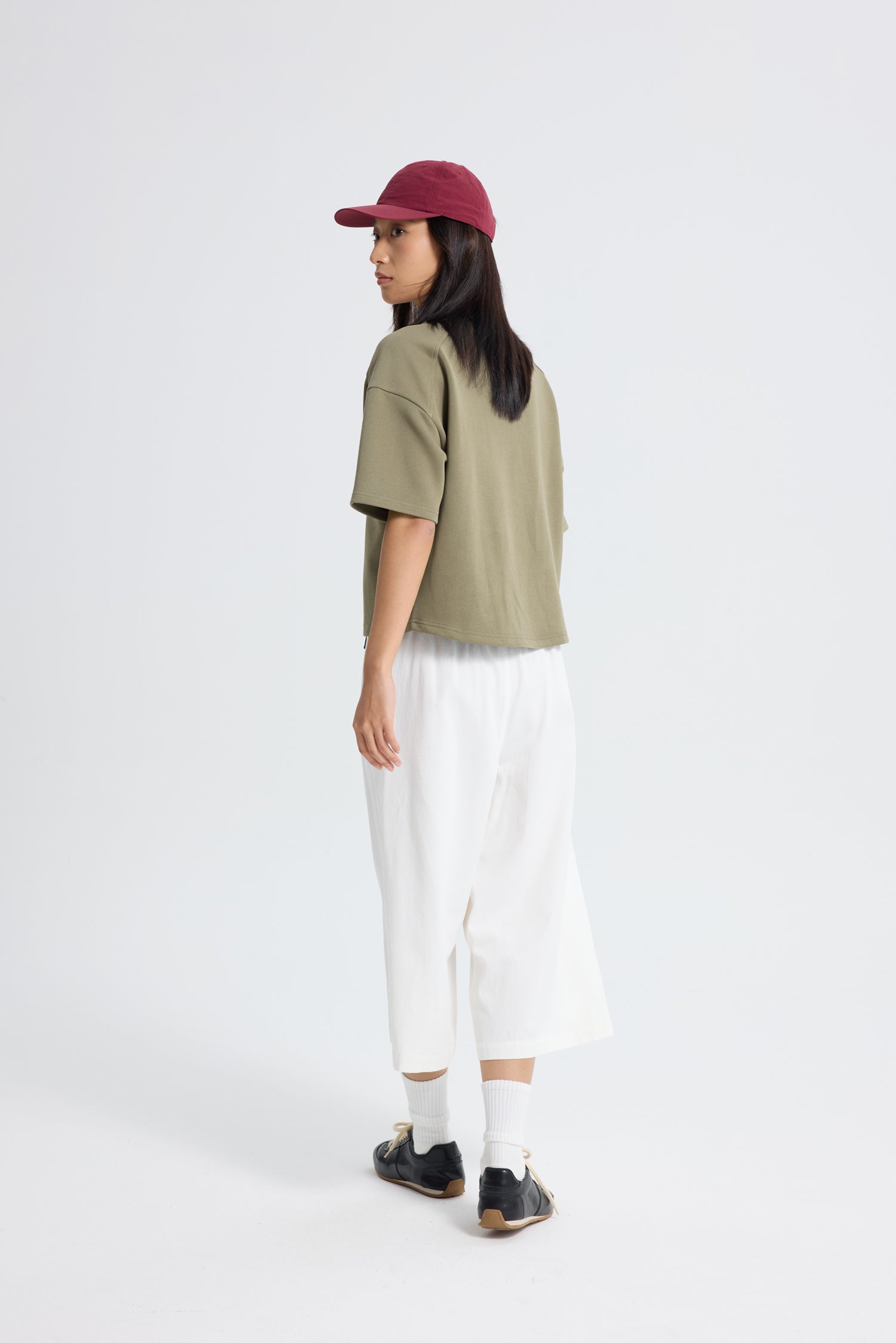 Embroidery Tee - Army Green