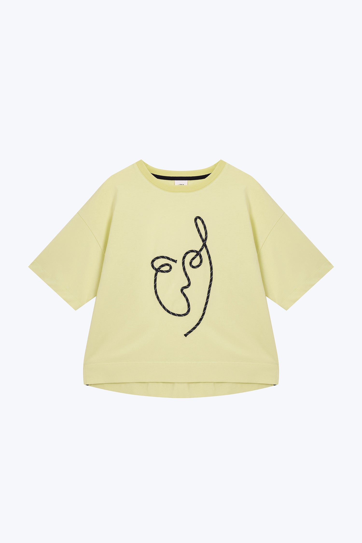 Rope Line Tee - Chartreuse