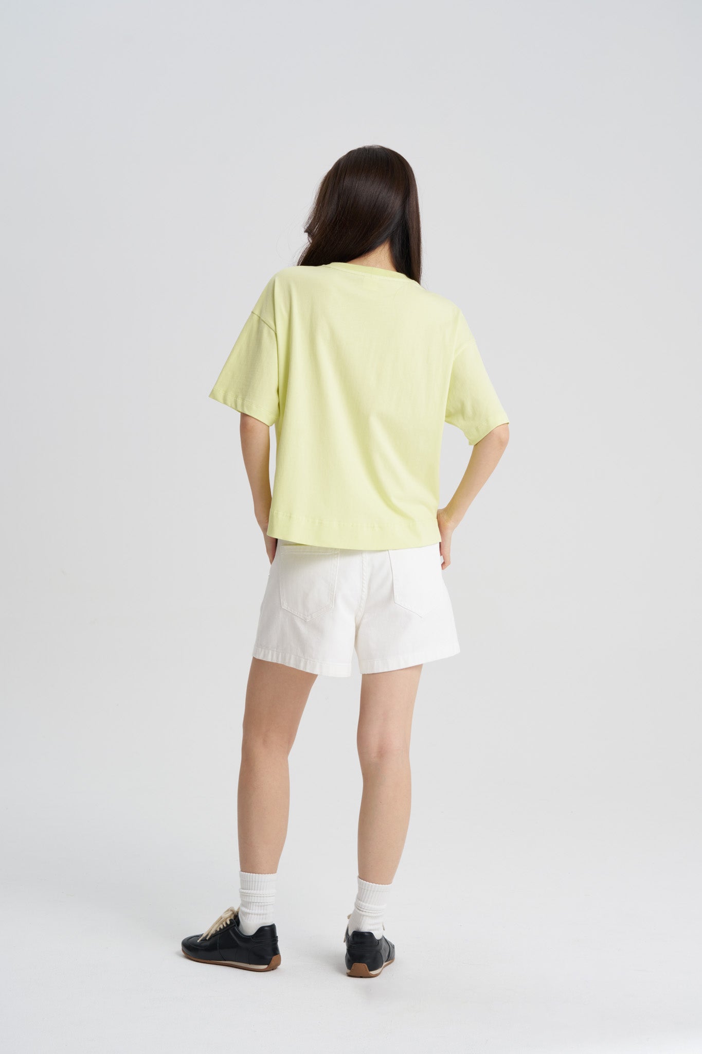 Rope Line Tee - Chartreuse