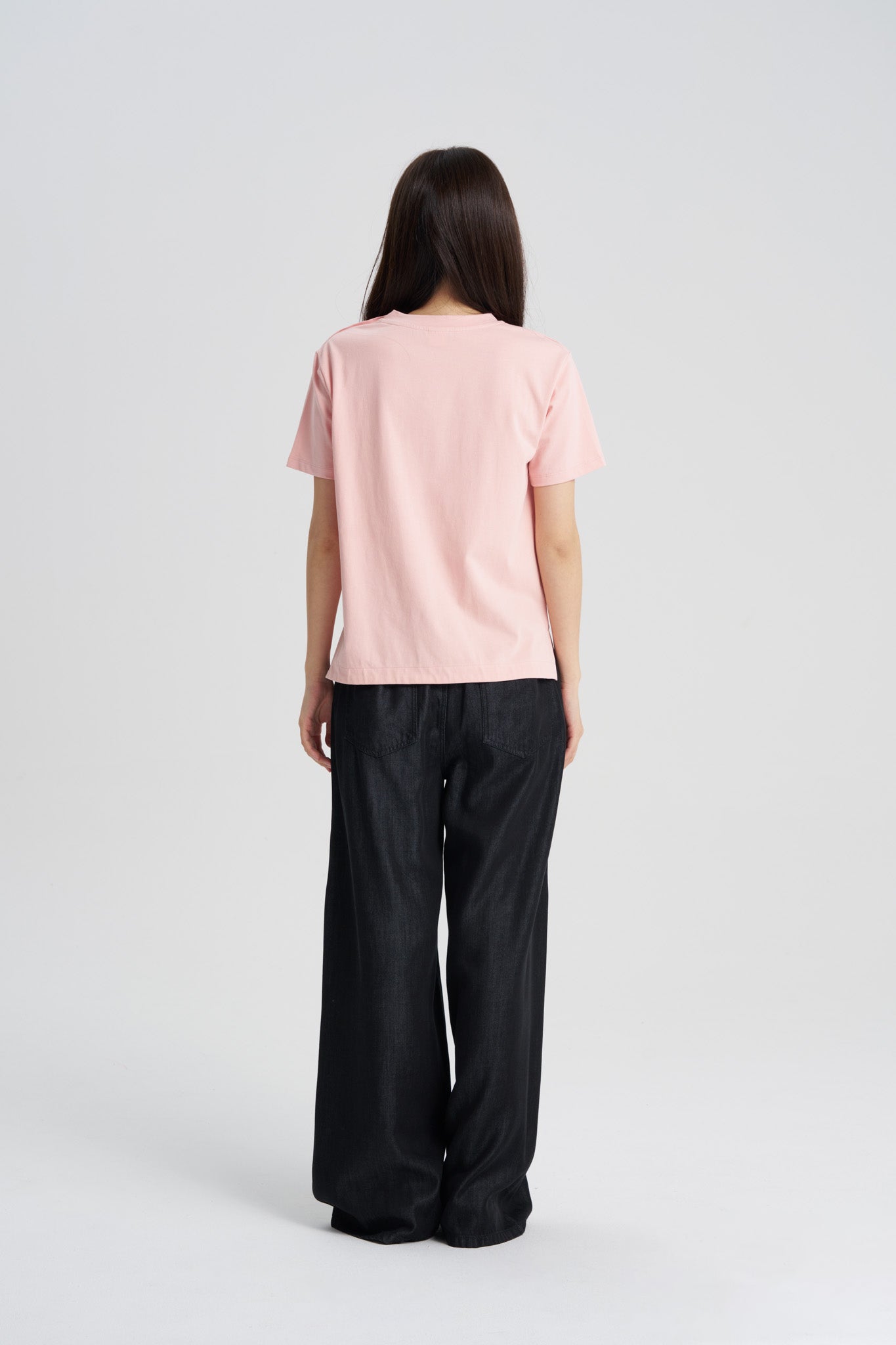 Shoulder Button Tee - Blush