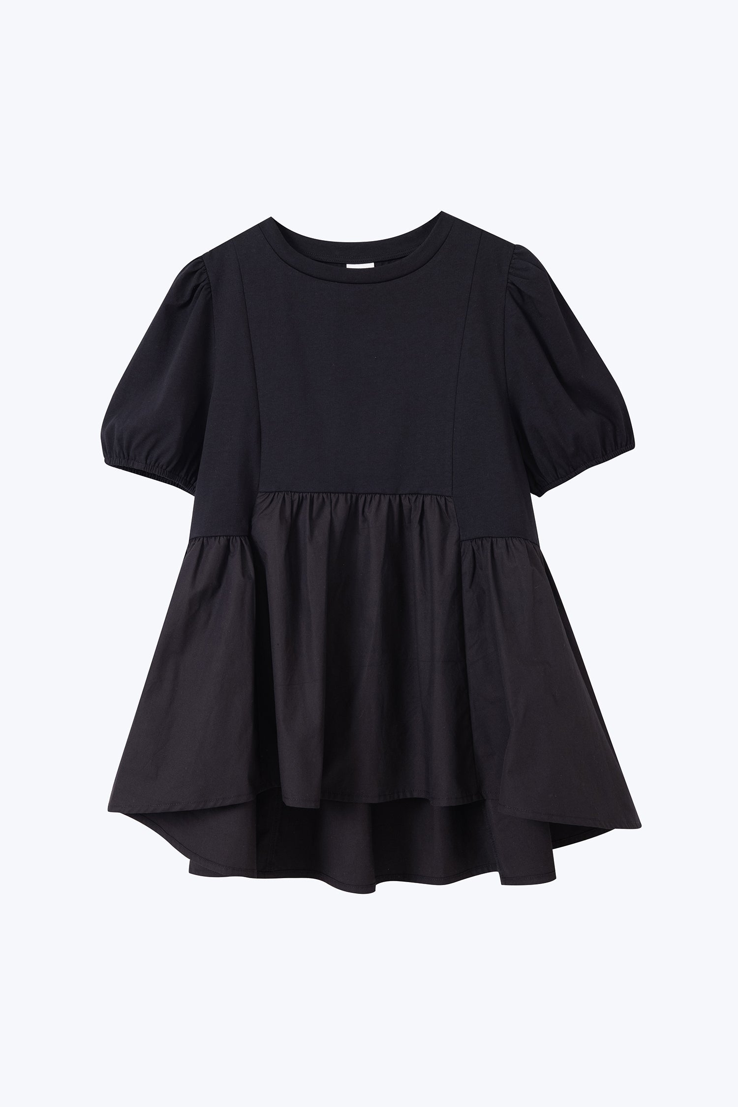 Gathered Tee - Black