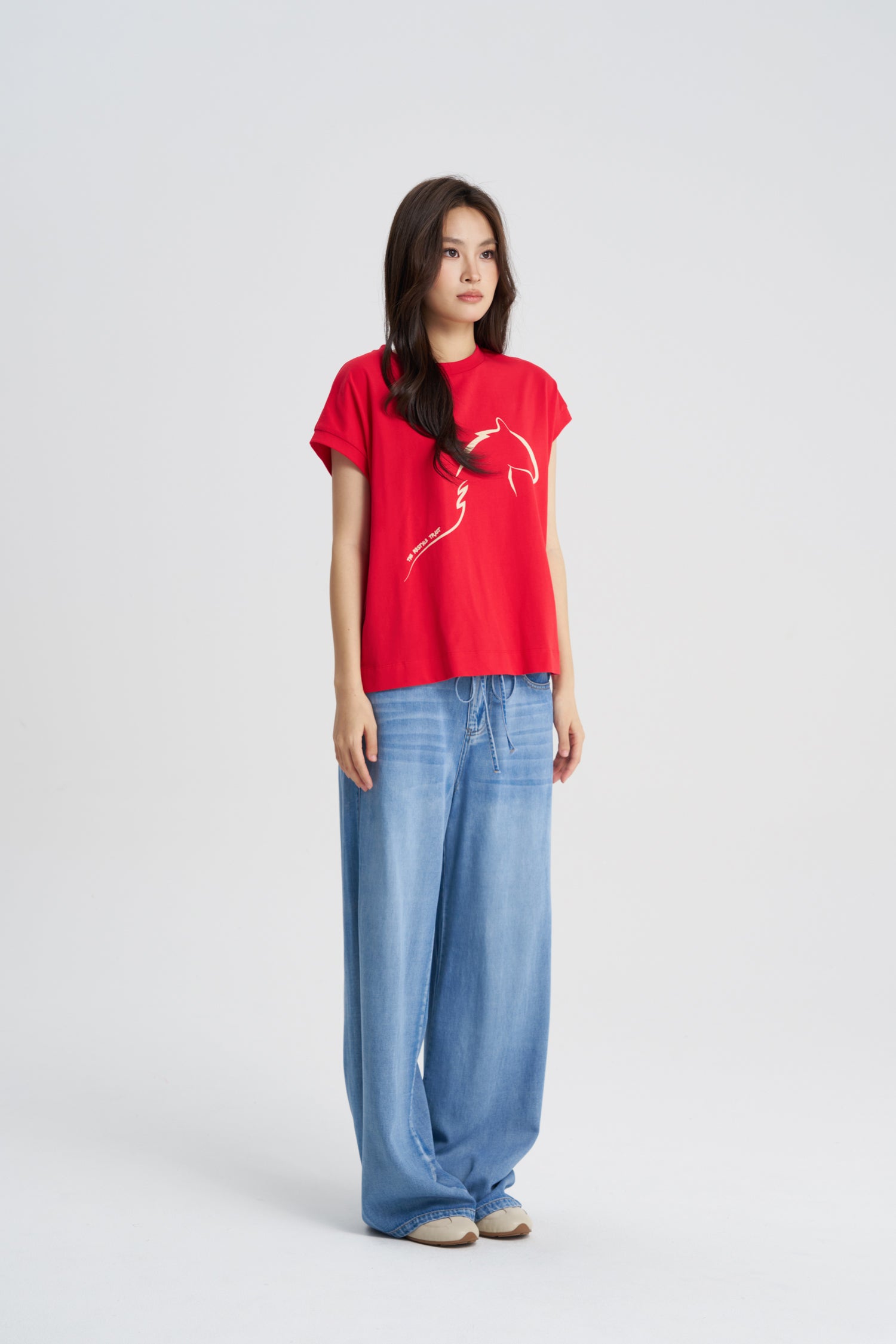 Horse Tee - Red
