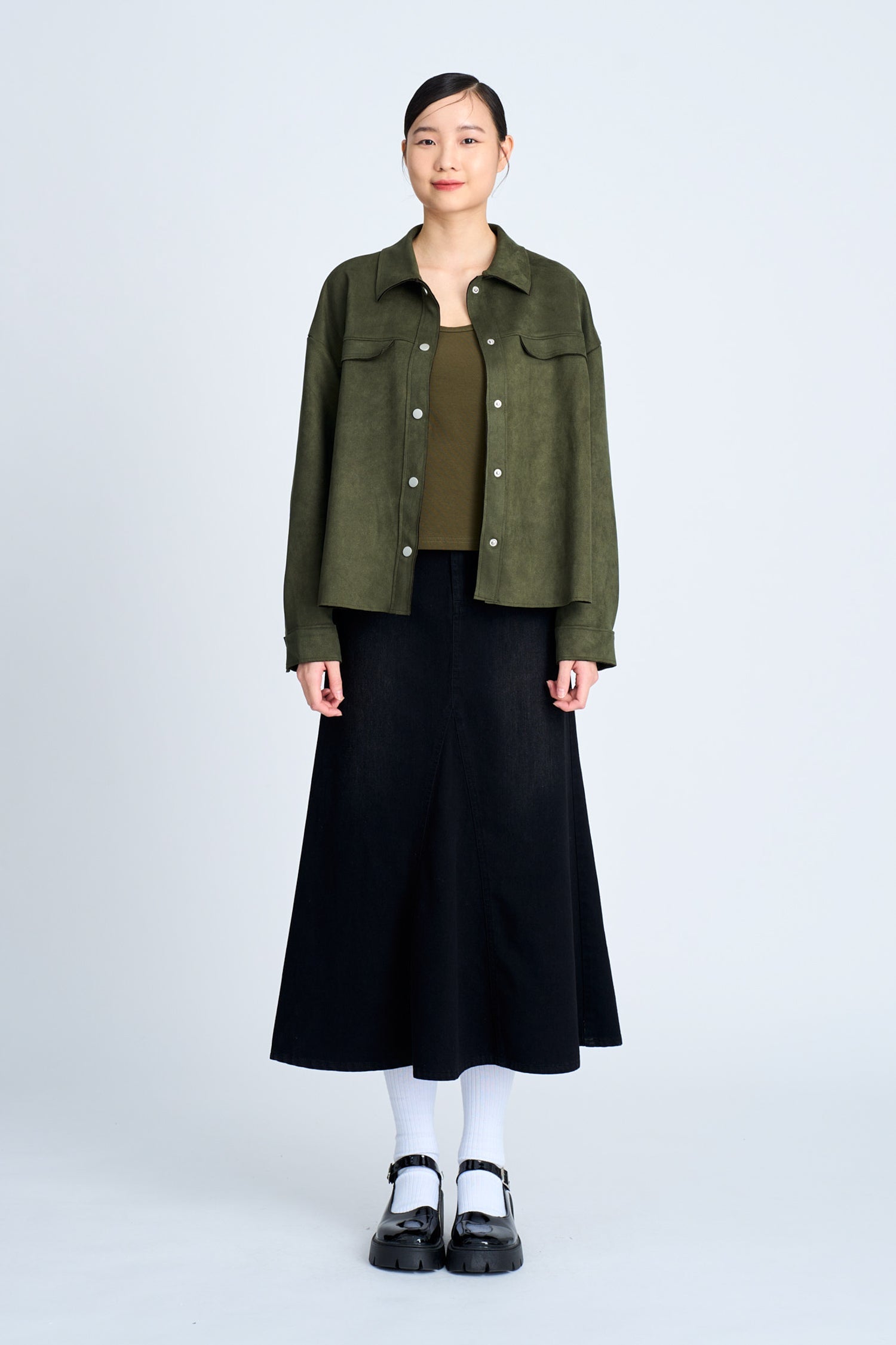 Spaghetti Camisole - Army Green