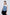 Denim Mock Two-Piece Top - Denim
