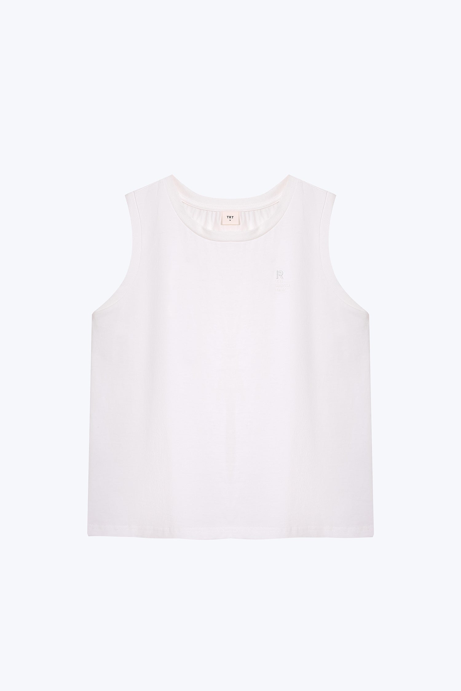 Sleeveless Muscle Tee - Cream