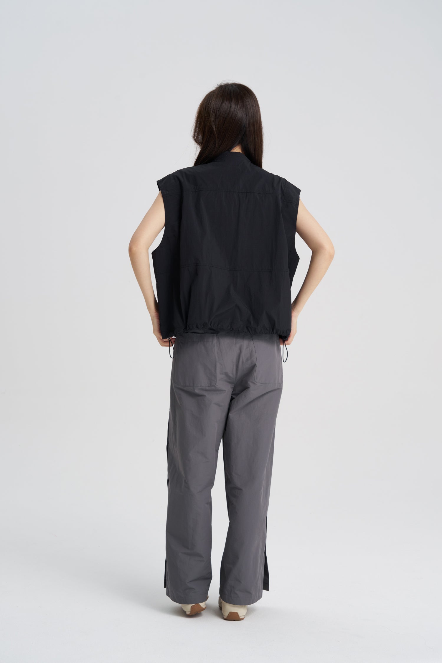 Zipper Vest - Black