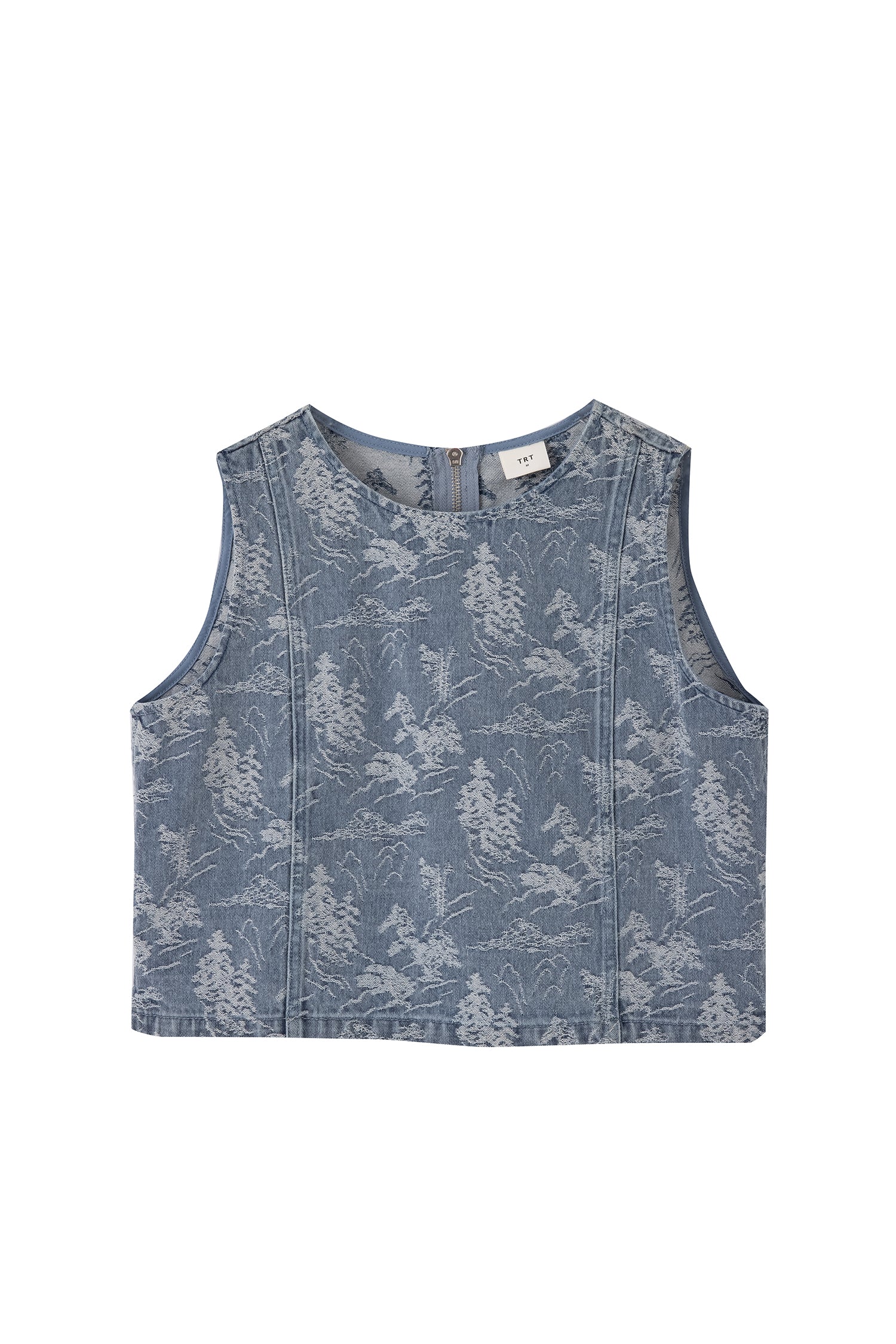 Distressed Denim Top - Distressed Denim [AT]