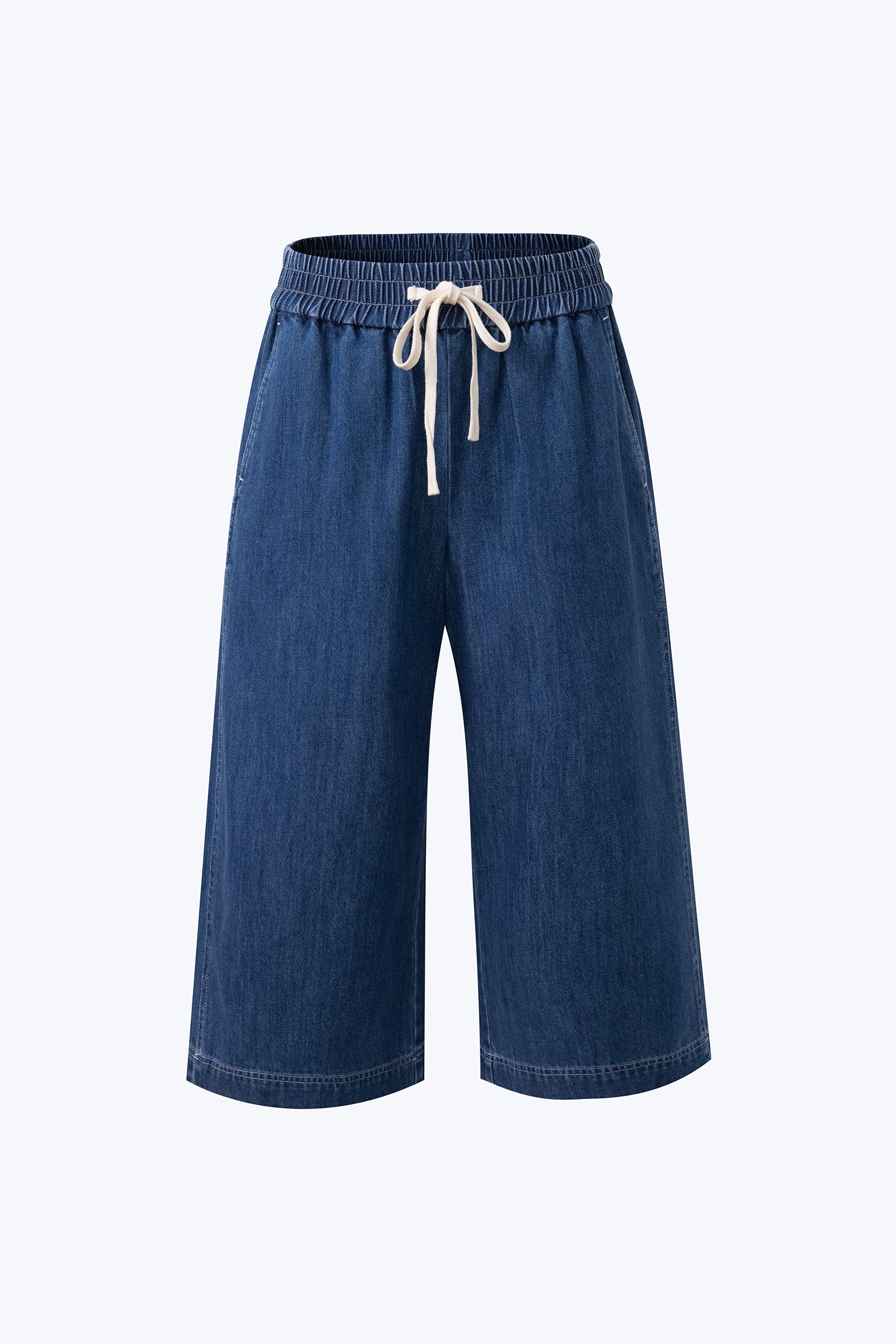 Denim Culottes - Dark Denim