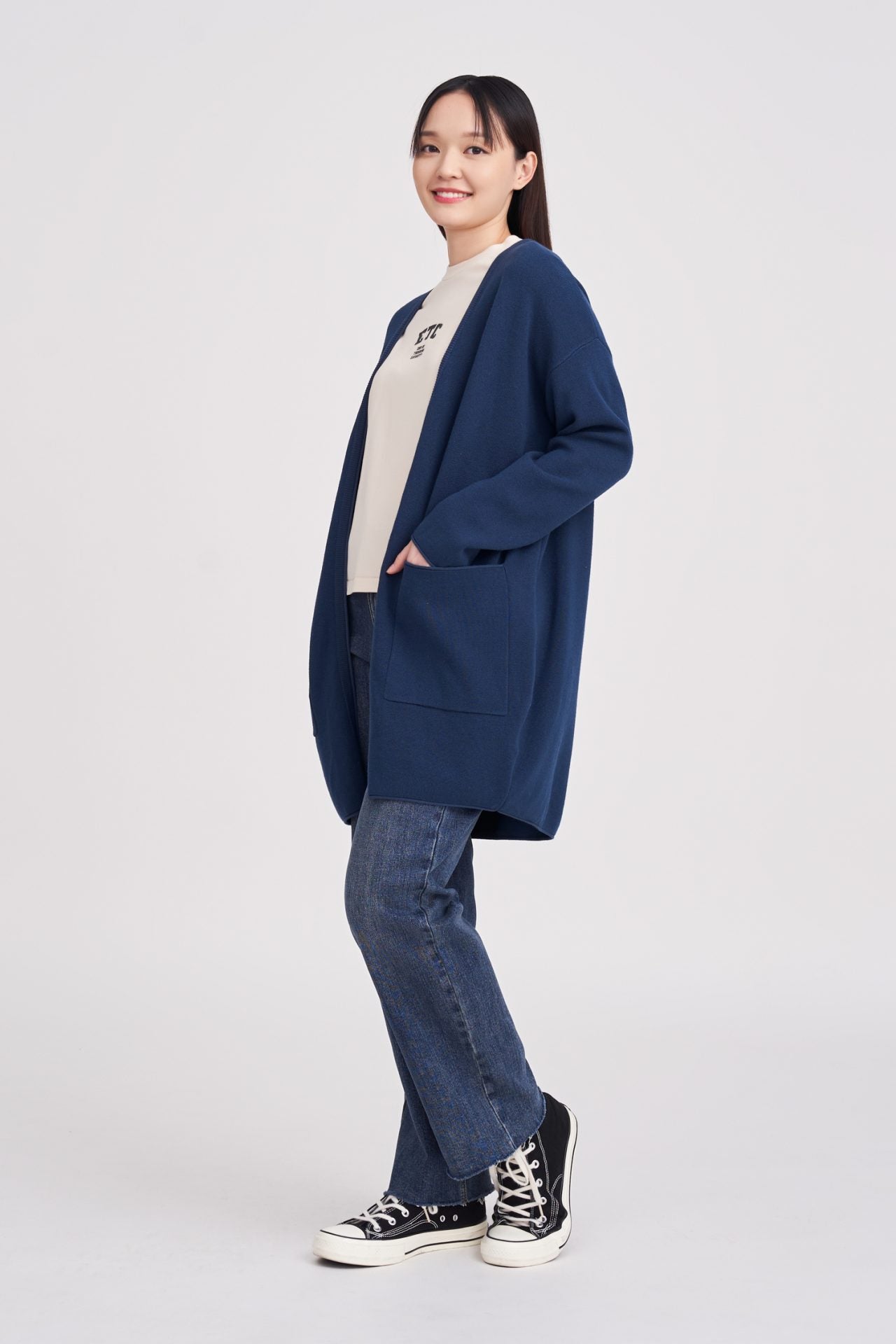 Relaxed Jeans - Dark Denim