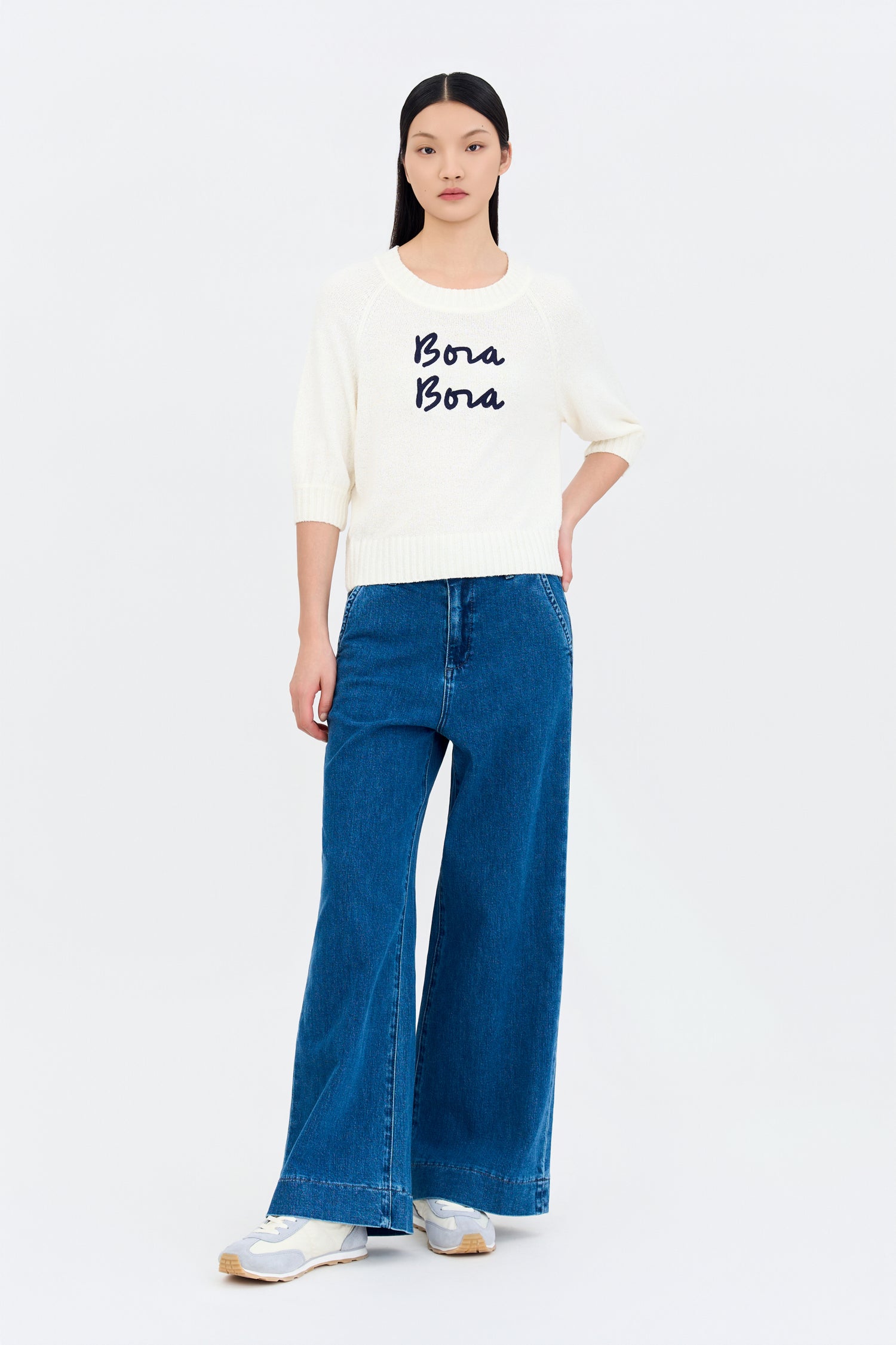 Straight Leg Jeans - Denim