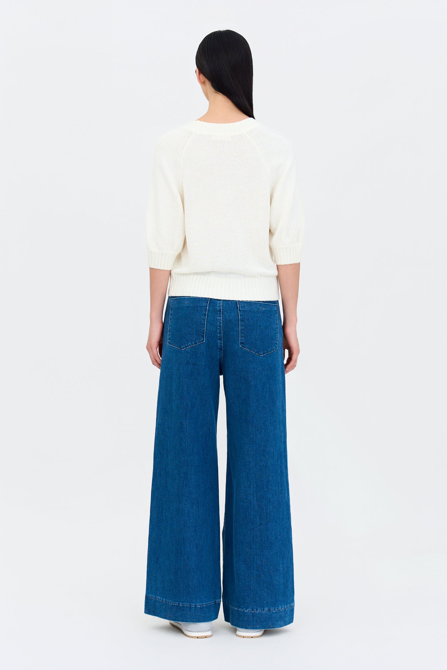 Straight Leg Jeans - Denim