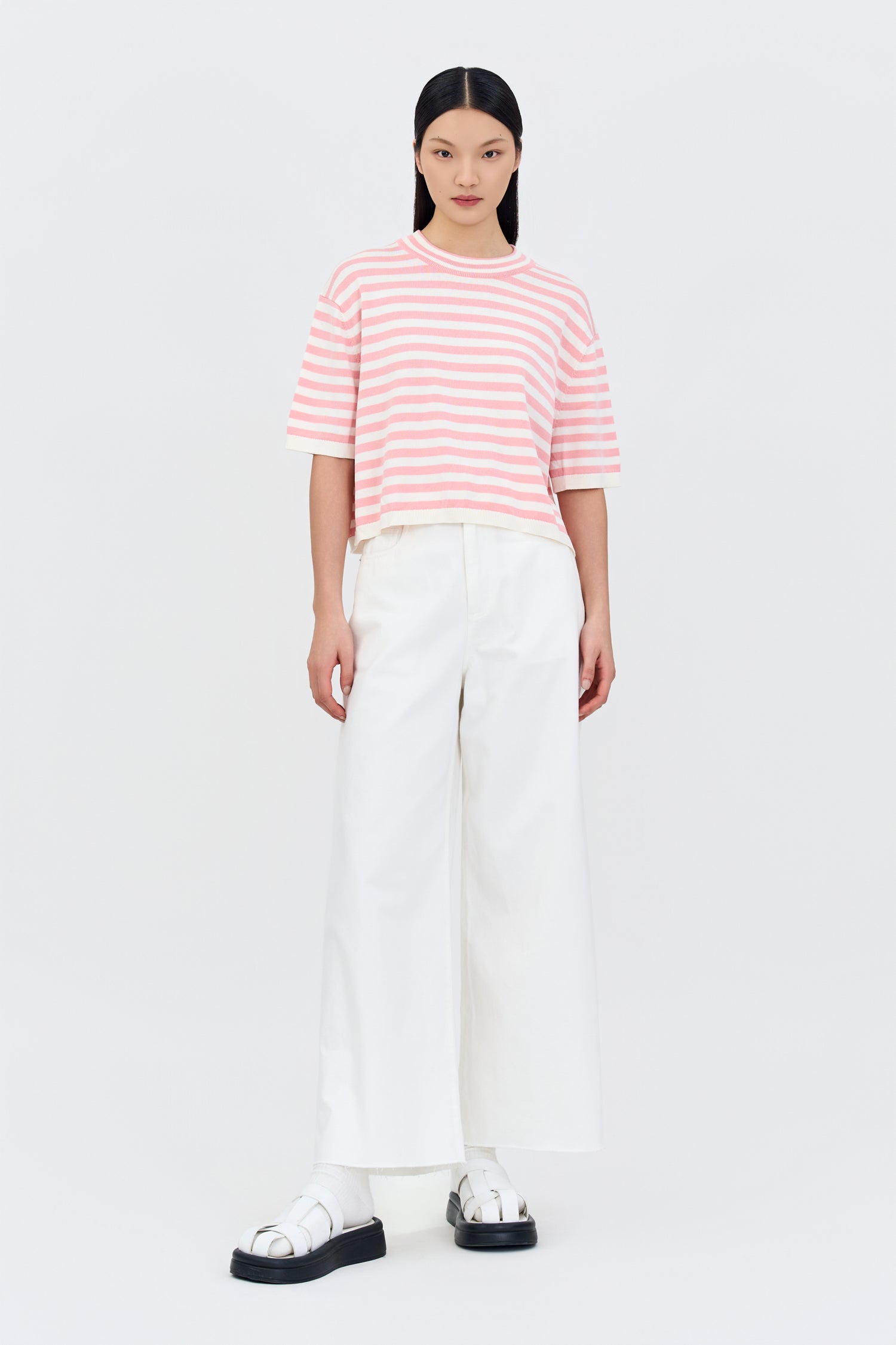 Straight Jeans - Cream