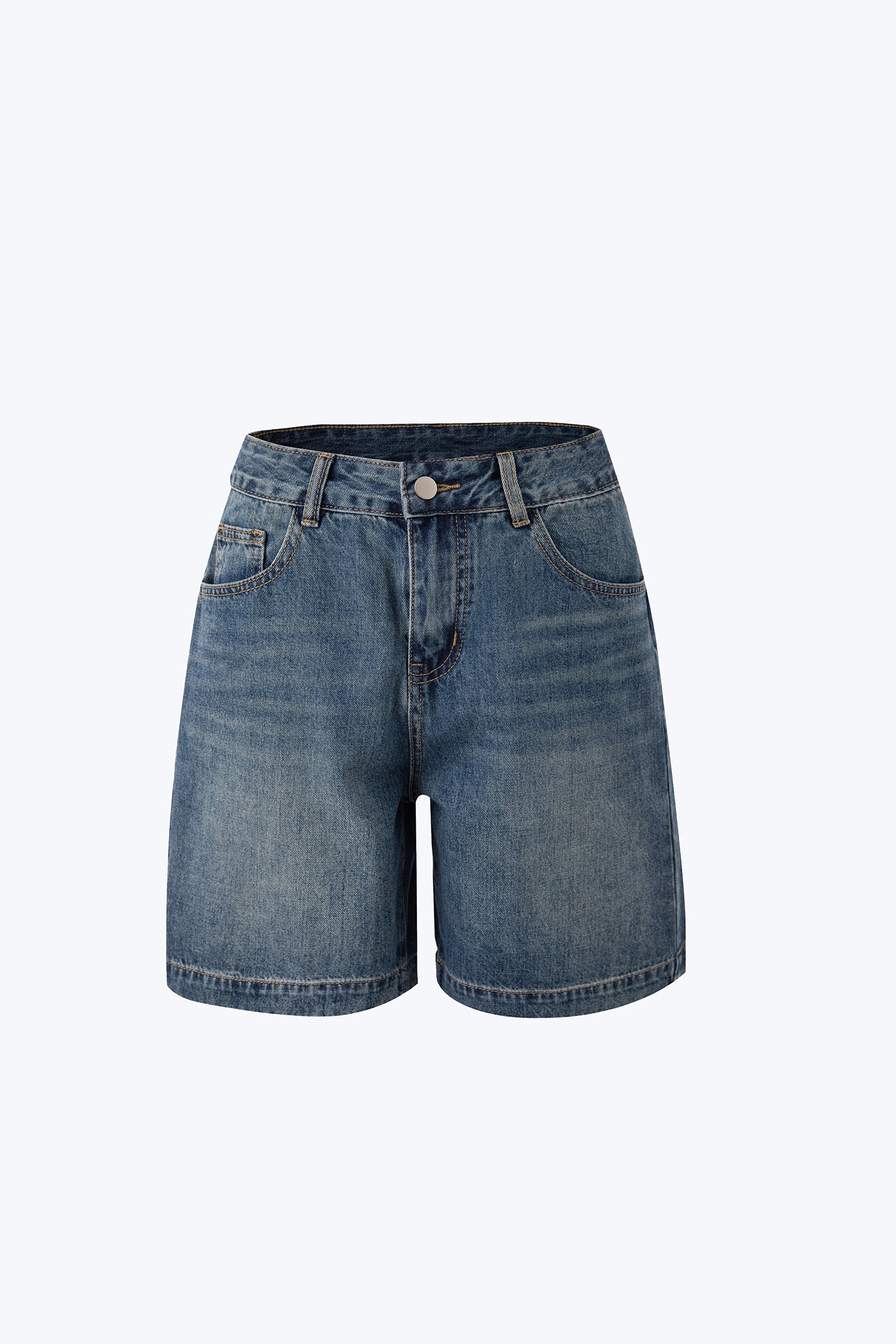 Denim Bermudas Shorts - Denim