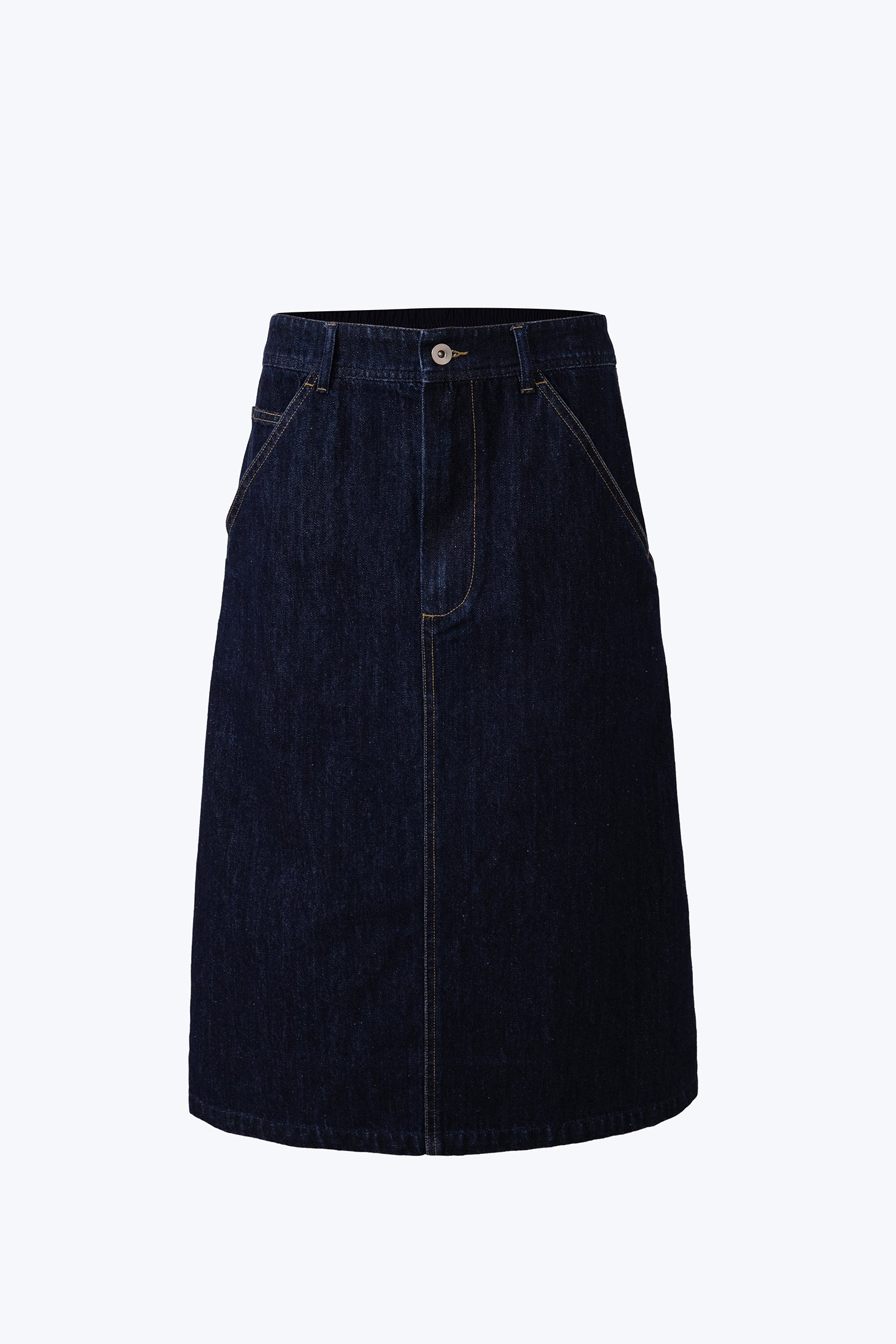 Everyday Denim Skirt - Dark Denim