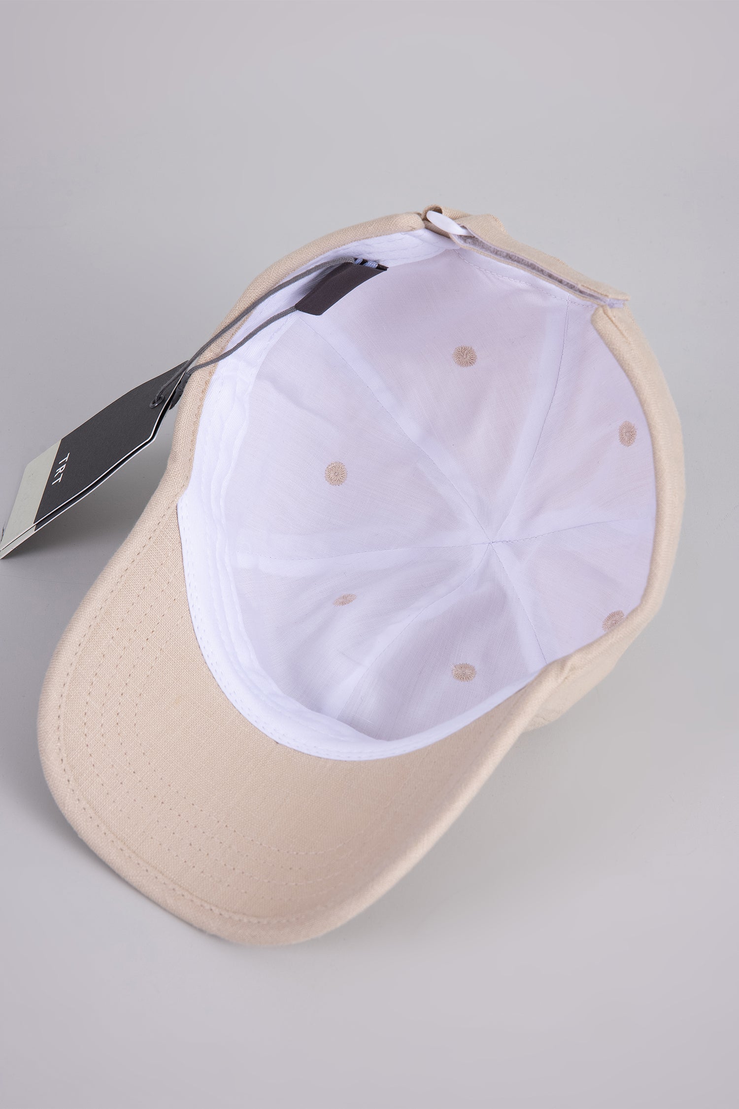 Linen Baseball Cap - Ecru