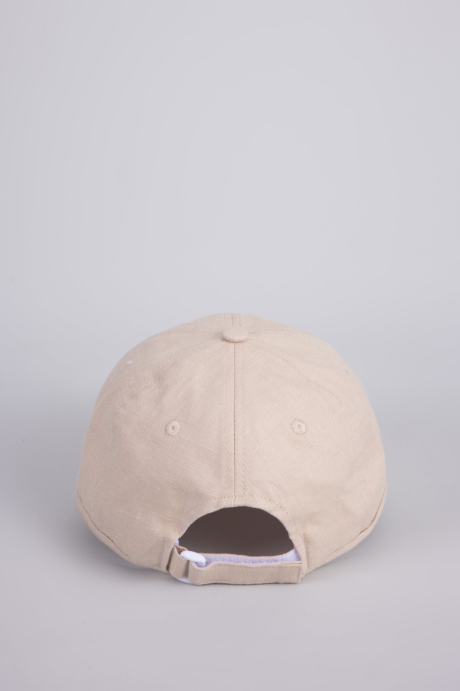 Linen Baseball Cap - Ecru