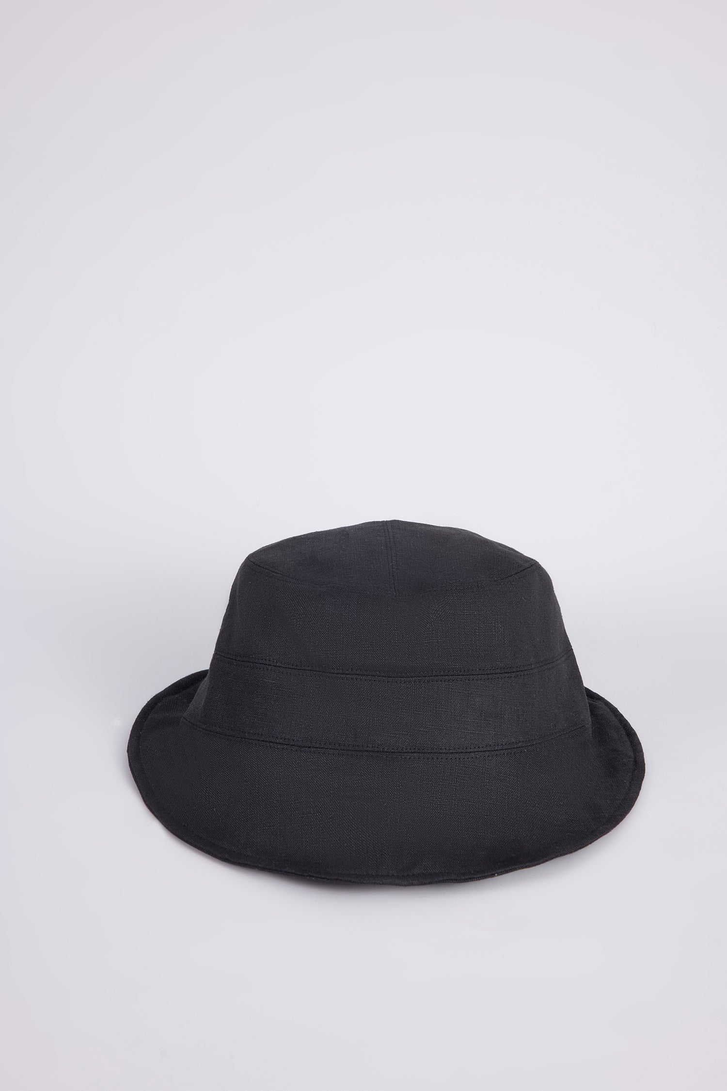 Linen Bucket Hat - Black