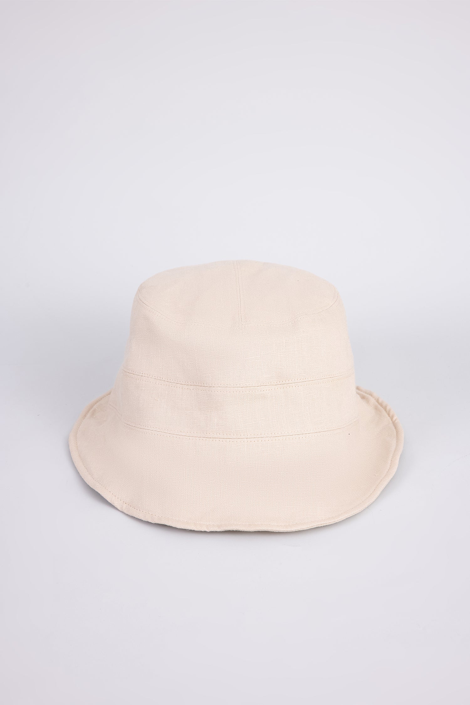 Linen Bucket Hat - Ecru