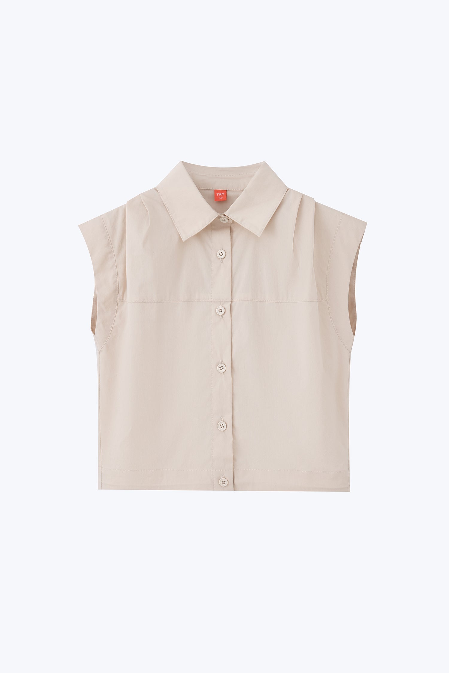 Drawcord Blouse - Sand