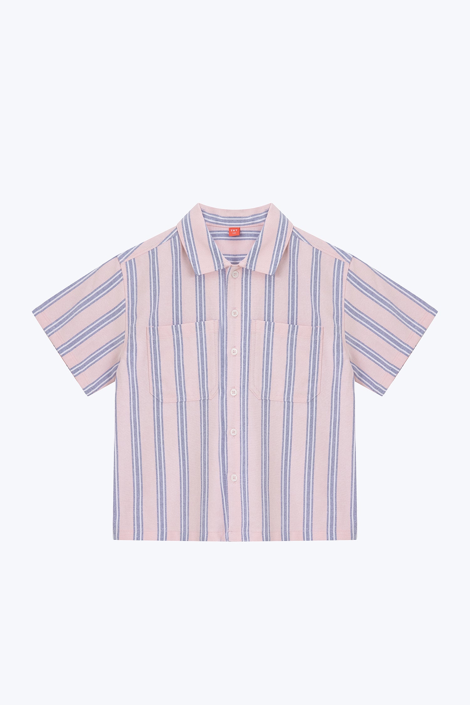 Kids Resort Striped Shirt - Blush