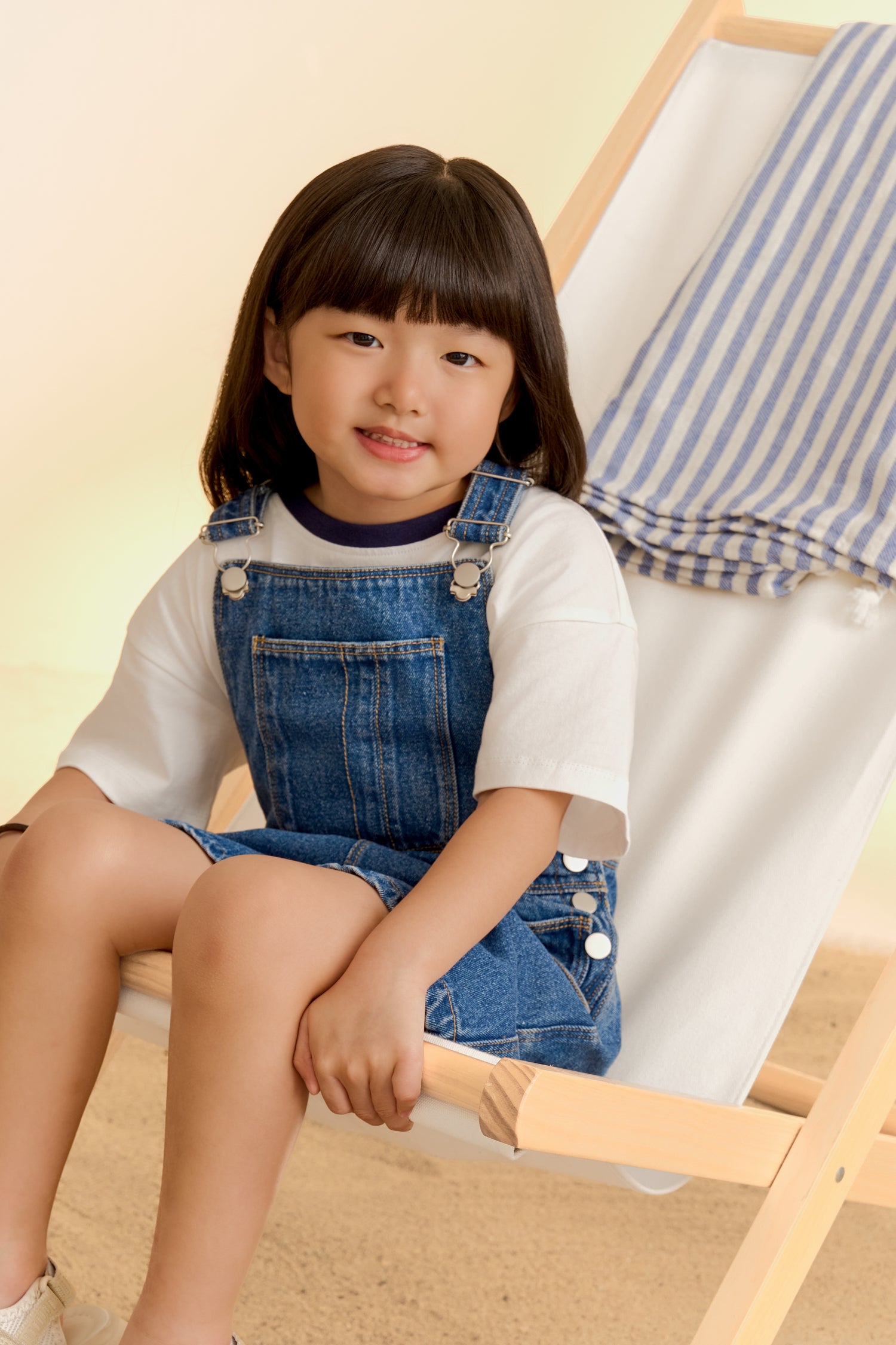 Kid's Denim Overall - Denim