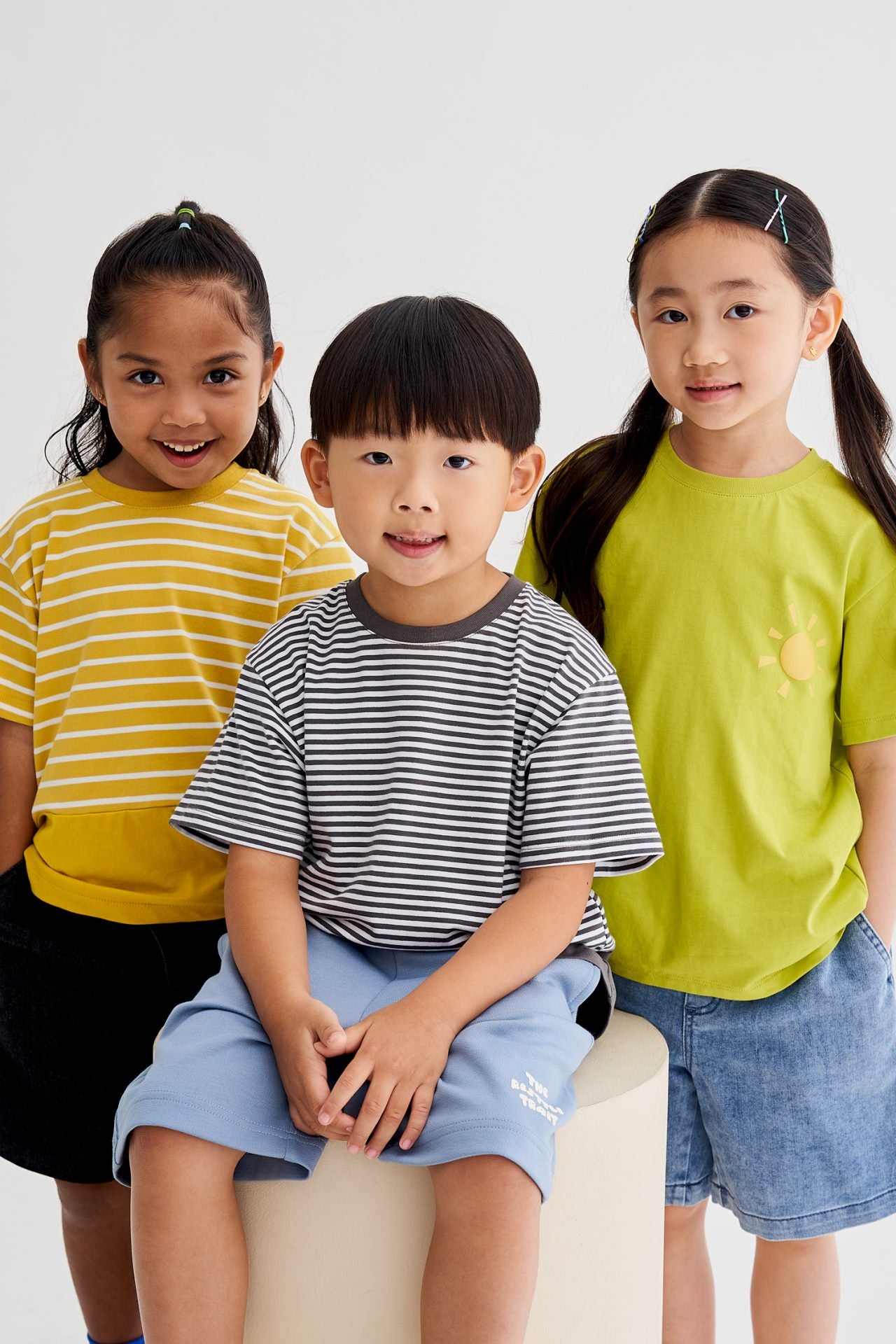 Colour Block Tee - Stripes [AT]