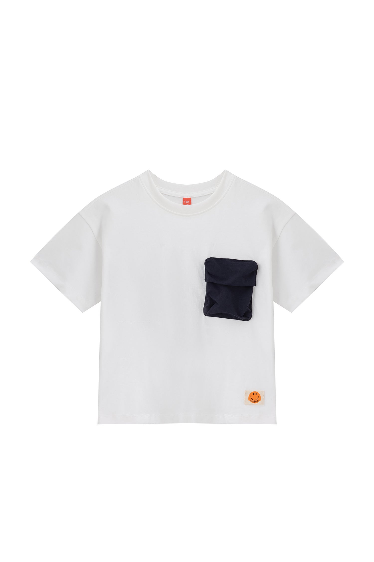 Patch Pocket Utility Tee - Cream
