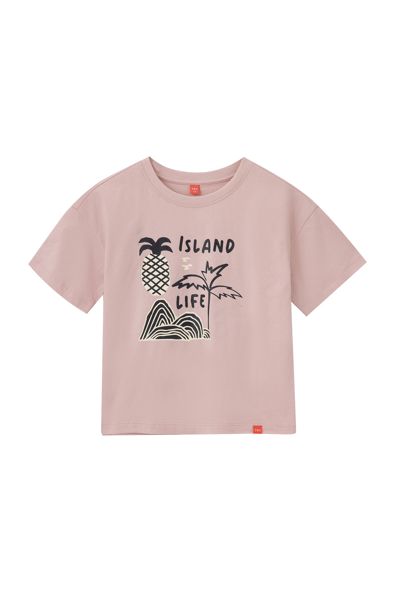 Island Life Kids Tee - Blush