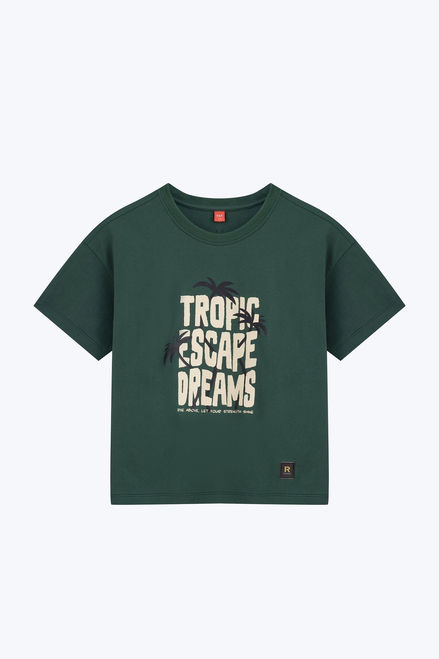 'Tropic Escape Dreams' Tee - Dark Green