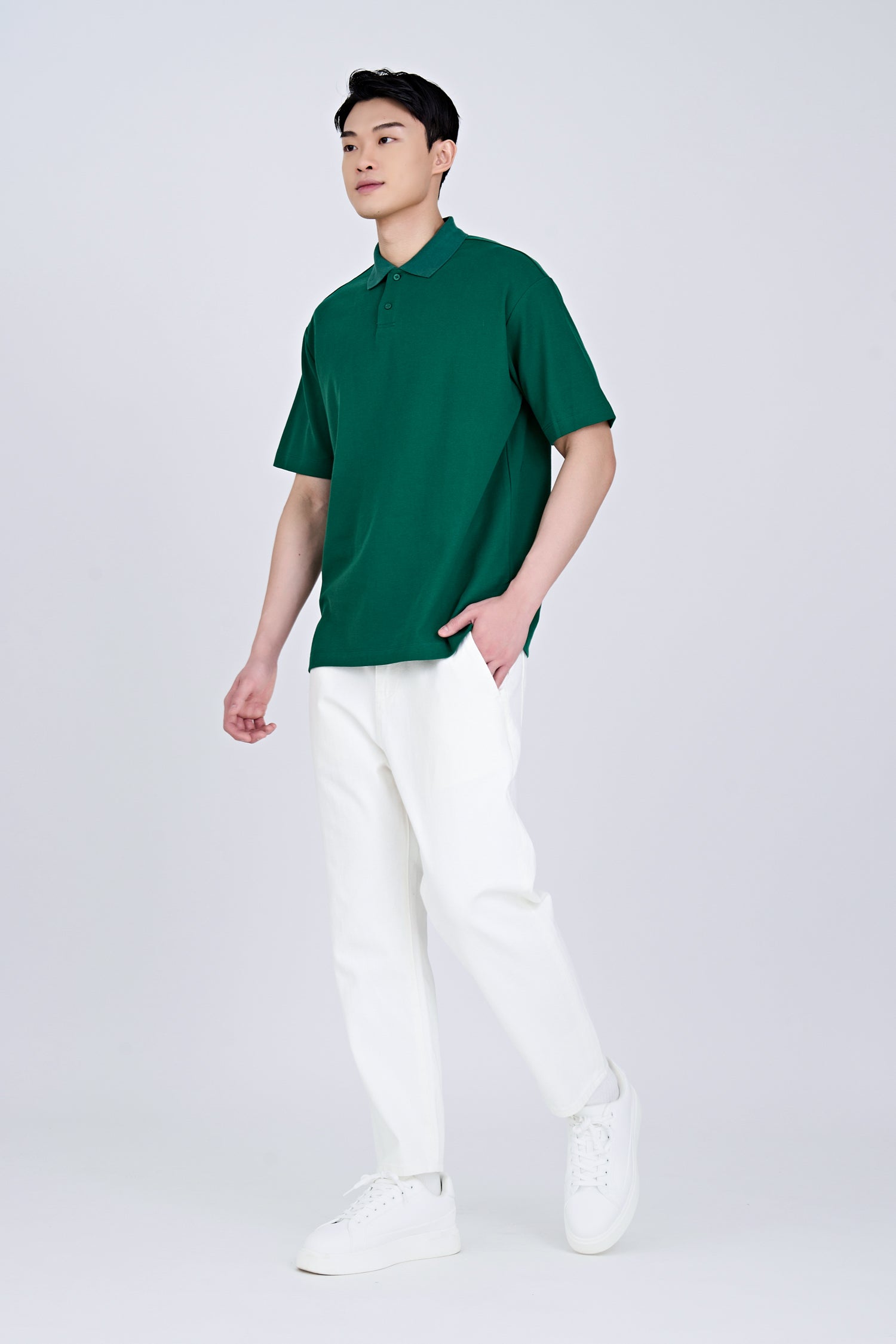 Classic Polo Tee - Emerald [AT]