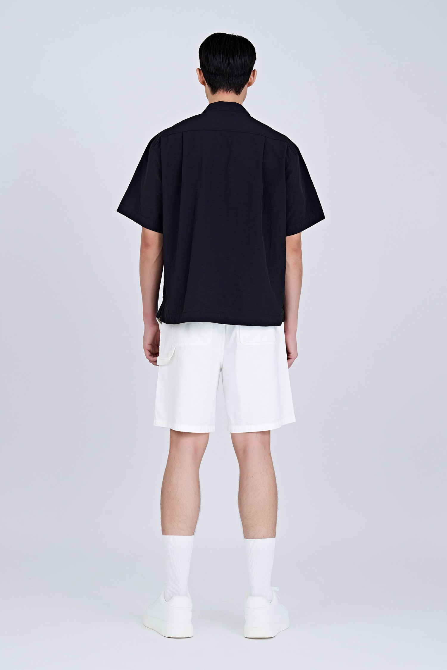 Nylon Utility Shirt - Black [AT]