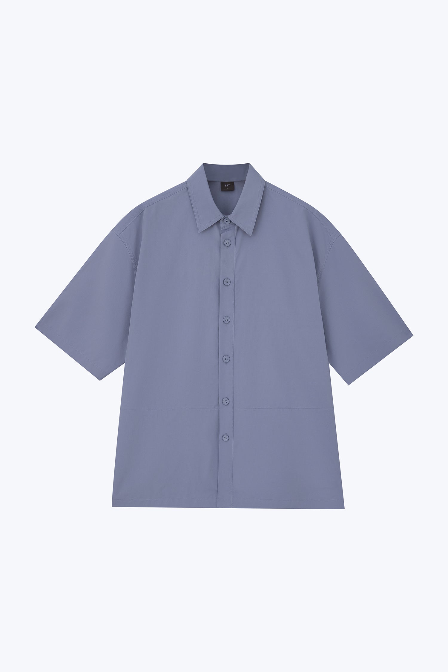 Casual Point Collar Shirt - Deep Periwinkle [AT]