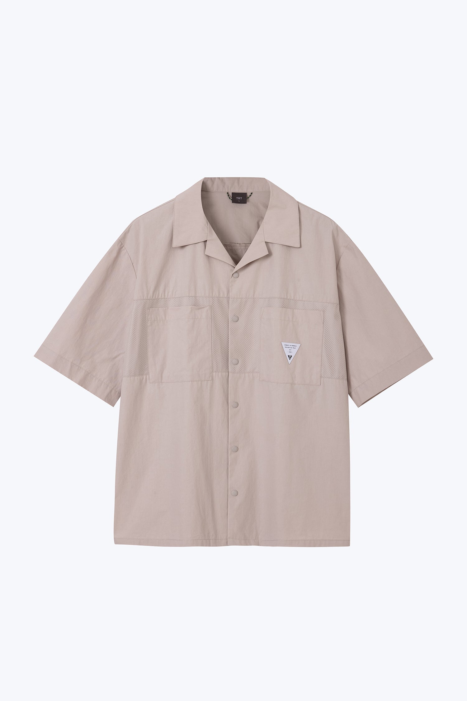 Utility Mesh Panel Shirt - Sand