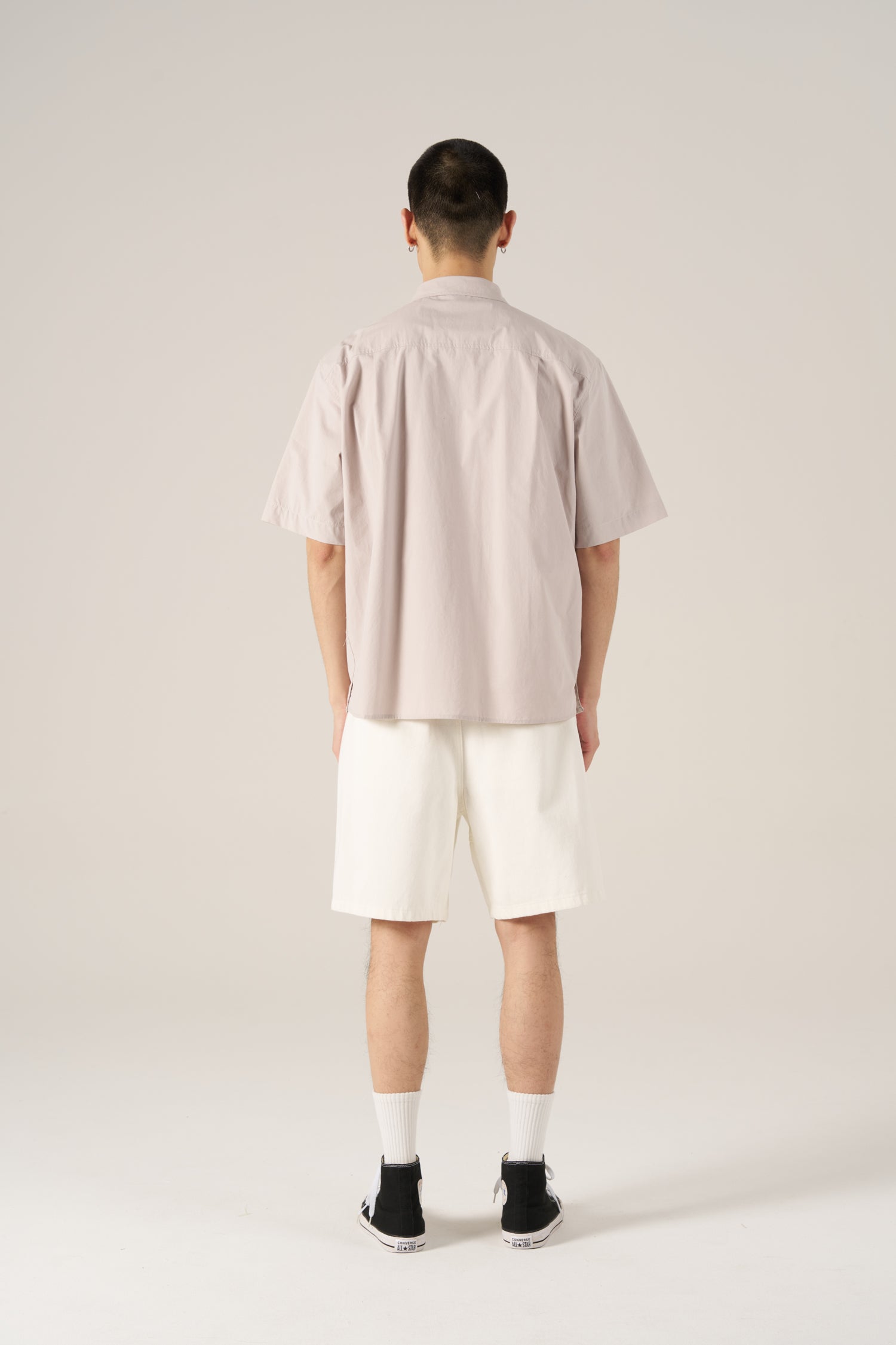 Panel Pocket Shirt - Light Grey