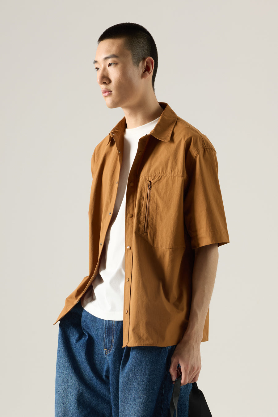 Panel Pocket Shirt - Khaki