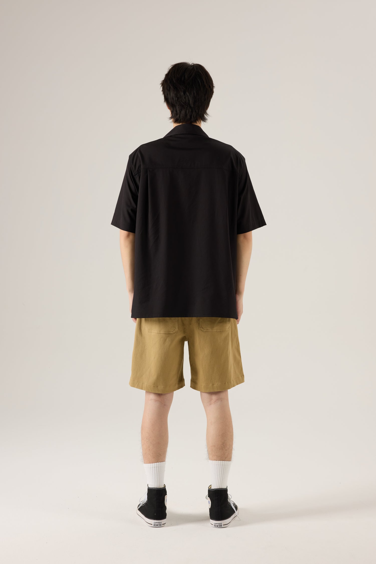 Snap Button Shirt - Black