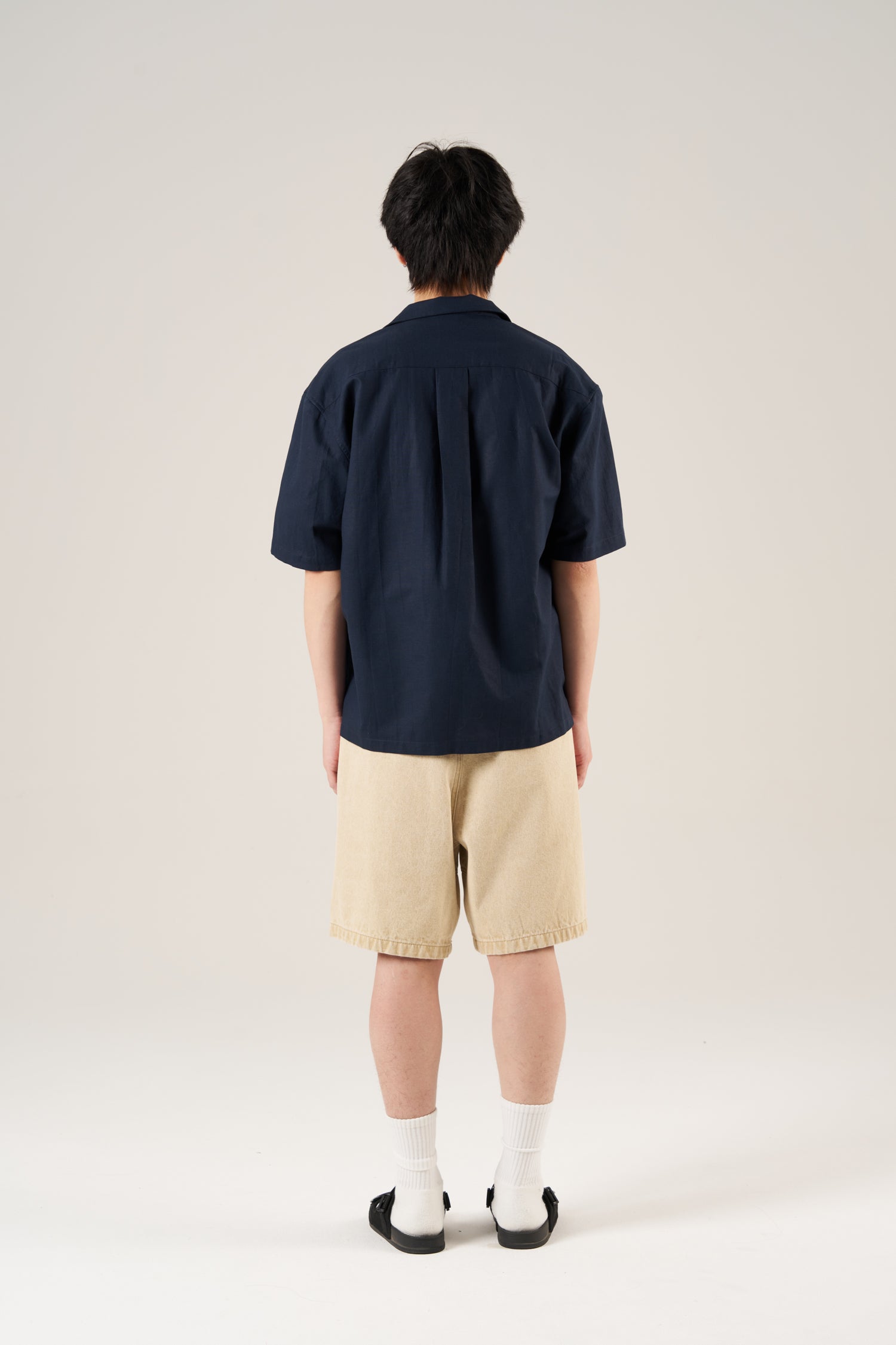 Drift Mode Cuban Shirt - Navy