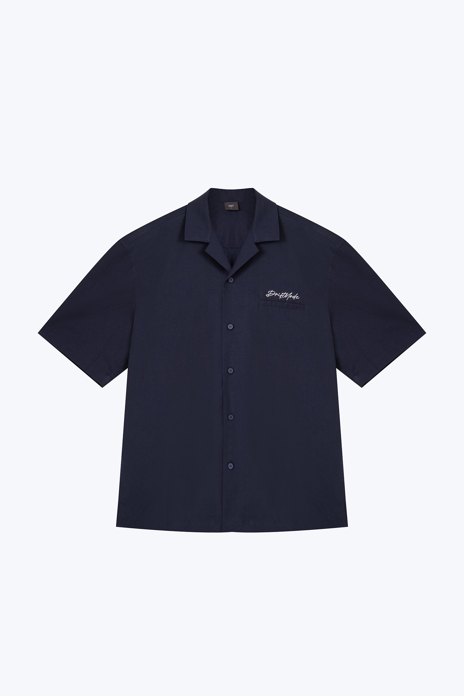 Drift Mode Cuban Shirt - Navy