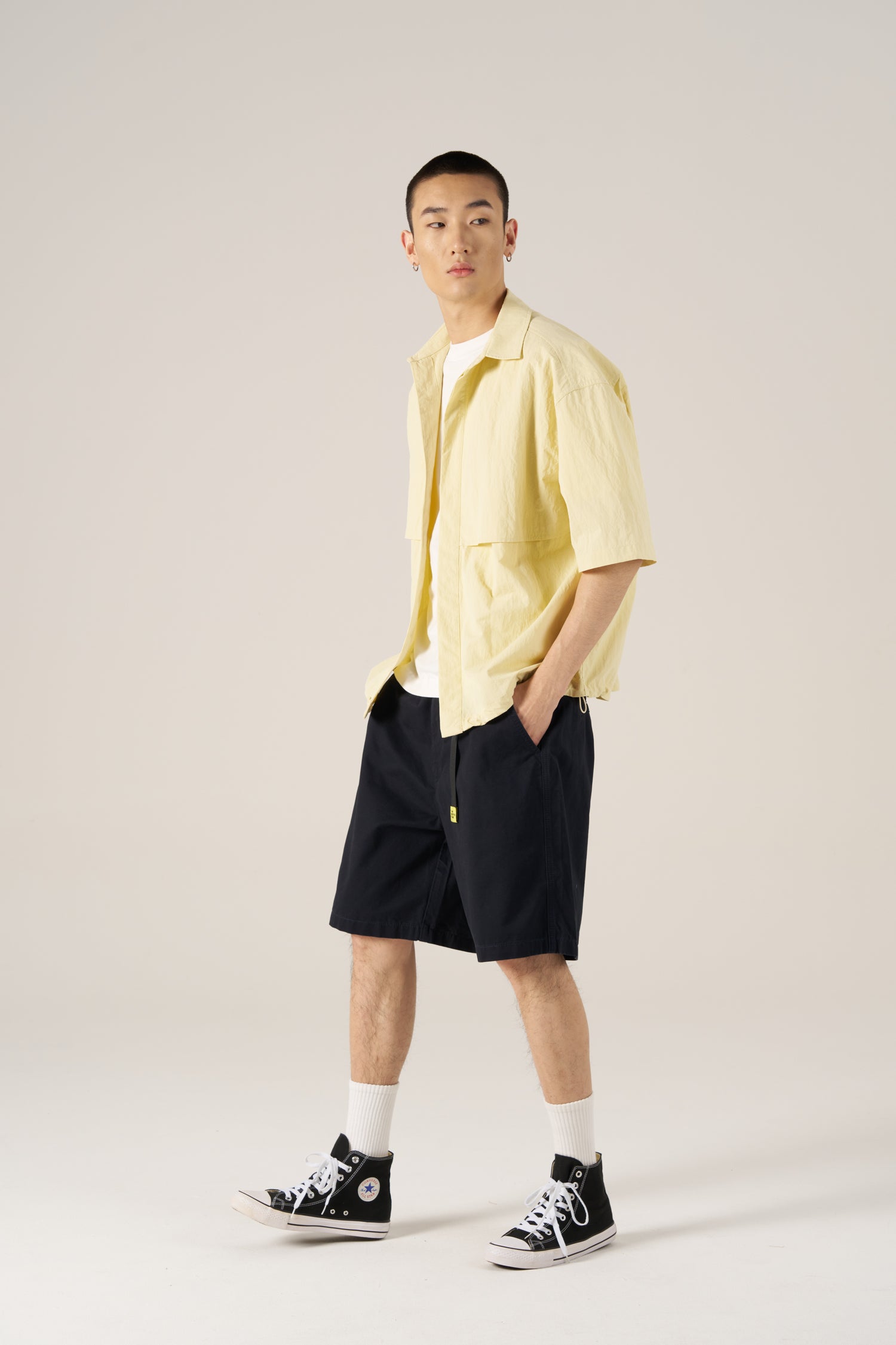 Layered Panel Shirt - Butter