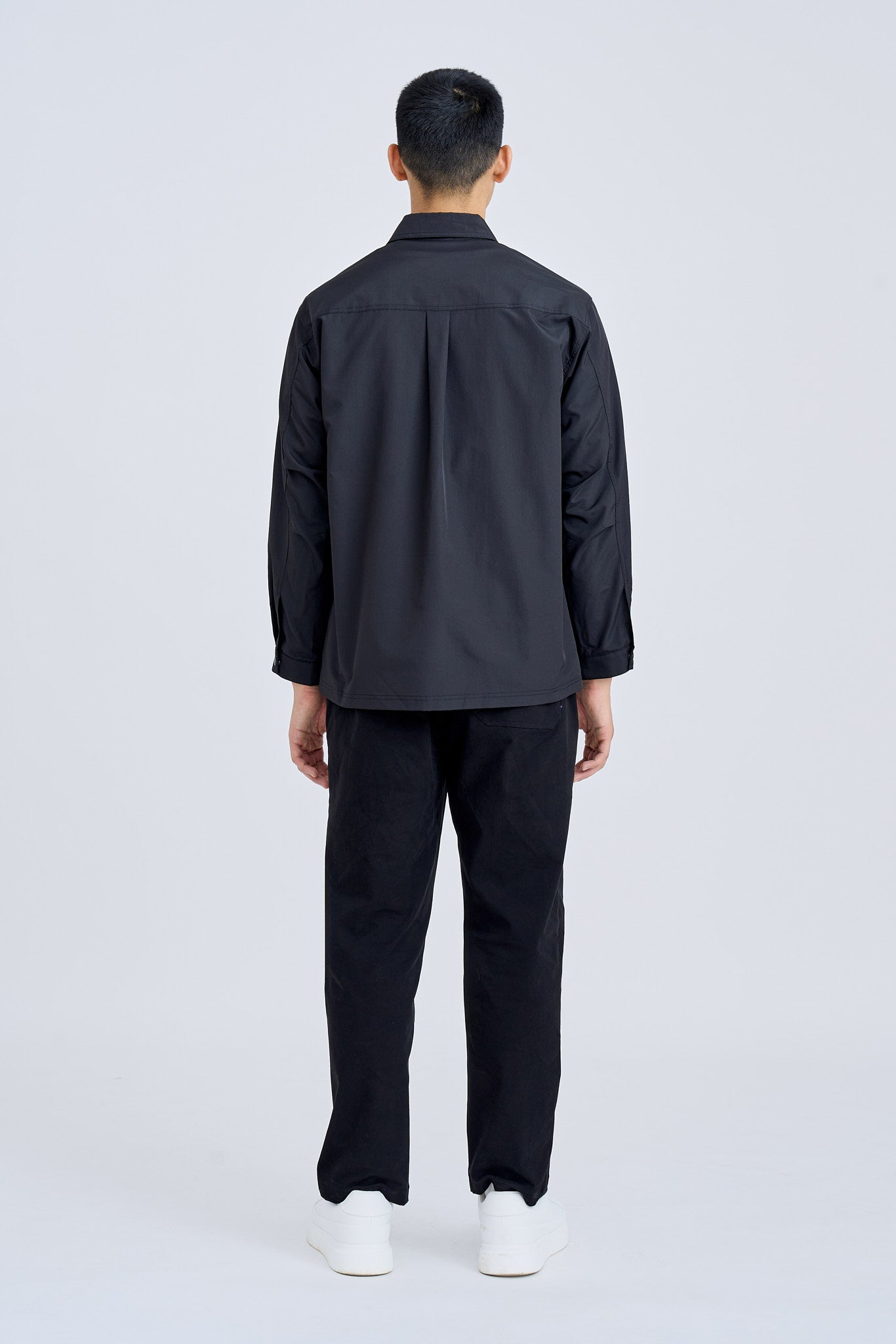 Utility Pocket Overshirt - Black [AT]