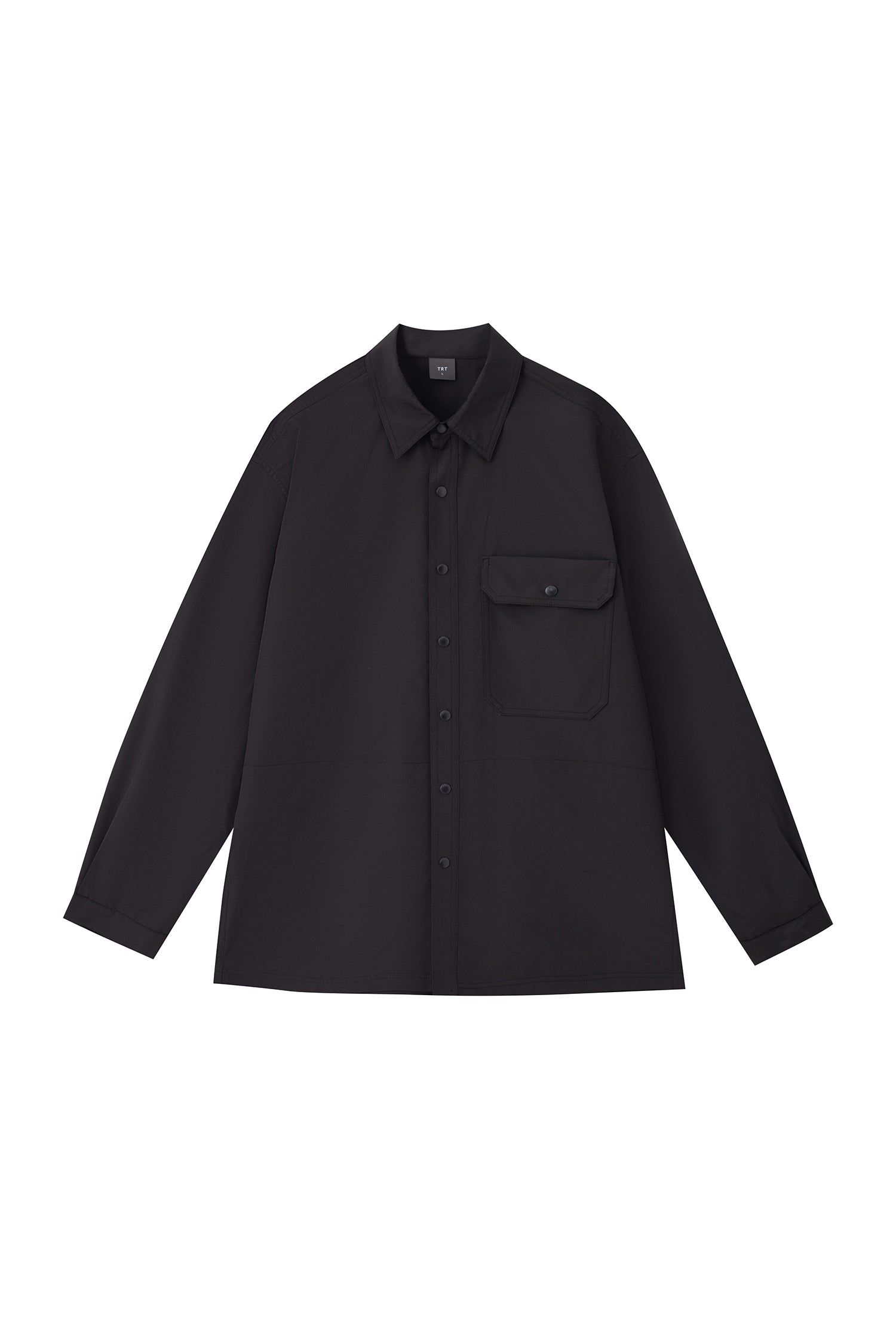 Utility Pocket Overshirt - Black [AT]