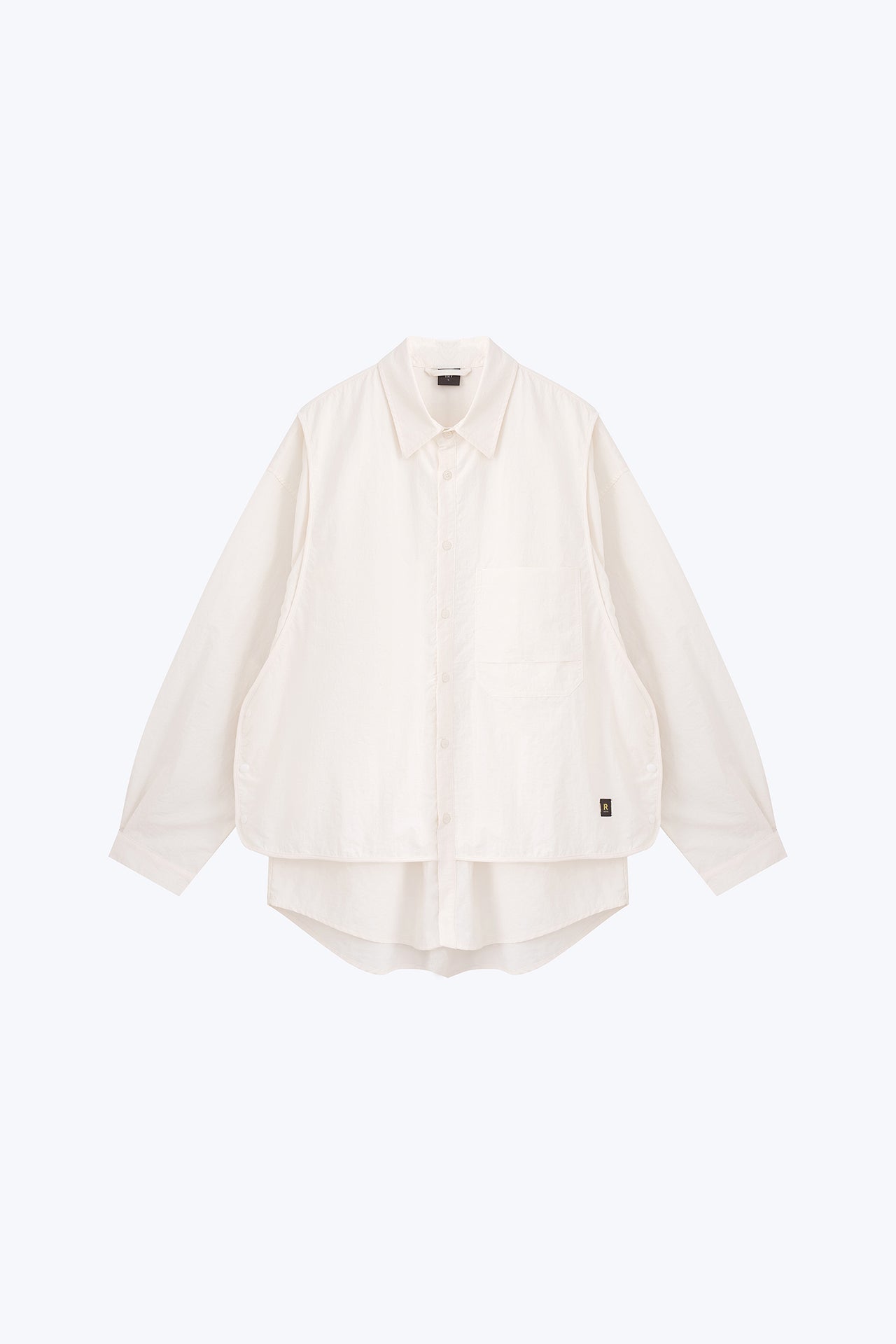 Double Vest and Long Sleeve Shirt - White [AT]