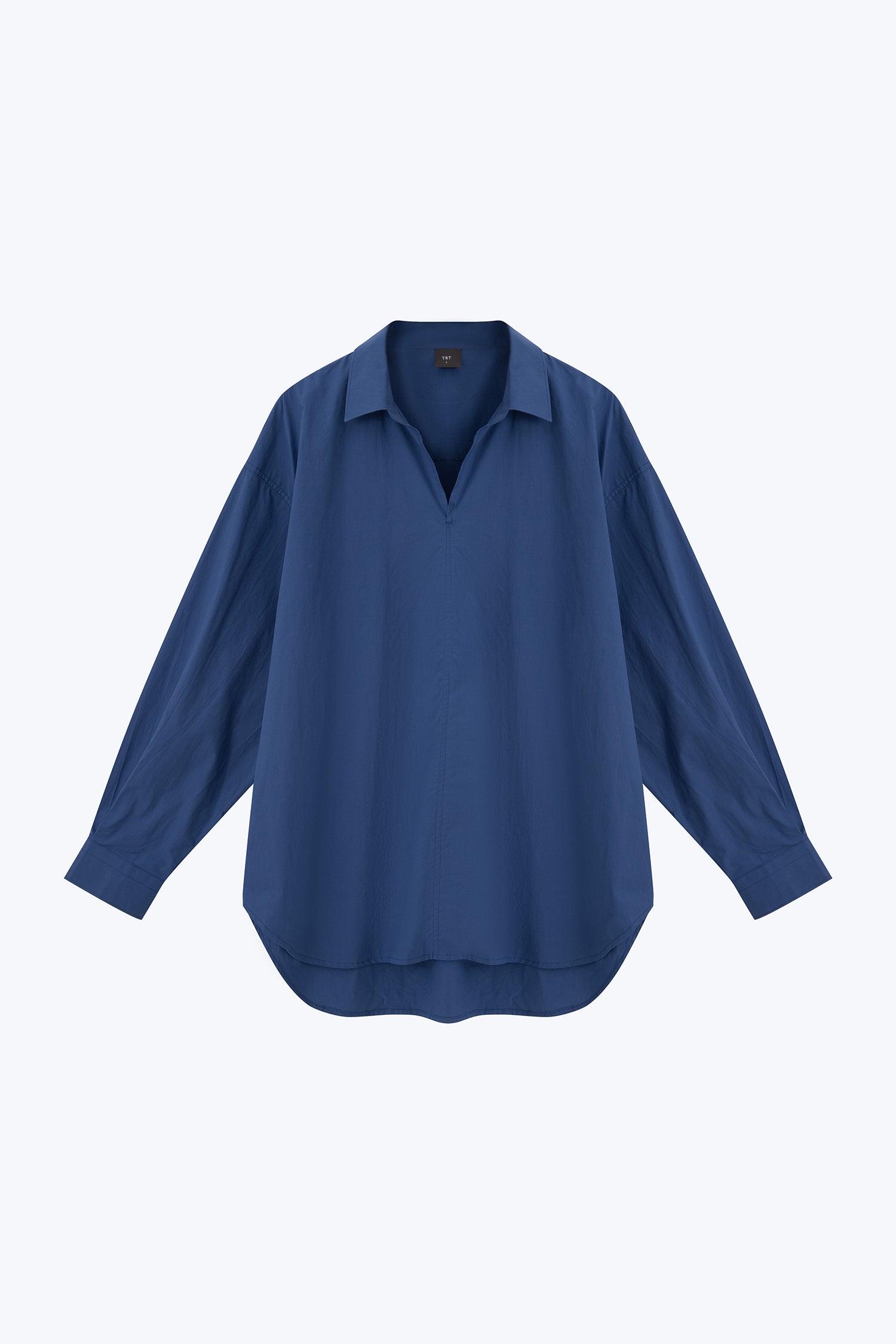 Relaxed Pullover Shirt - Blue