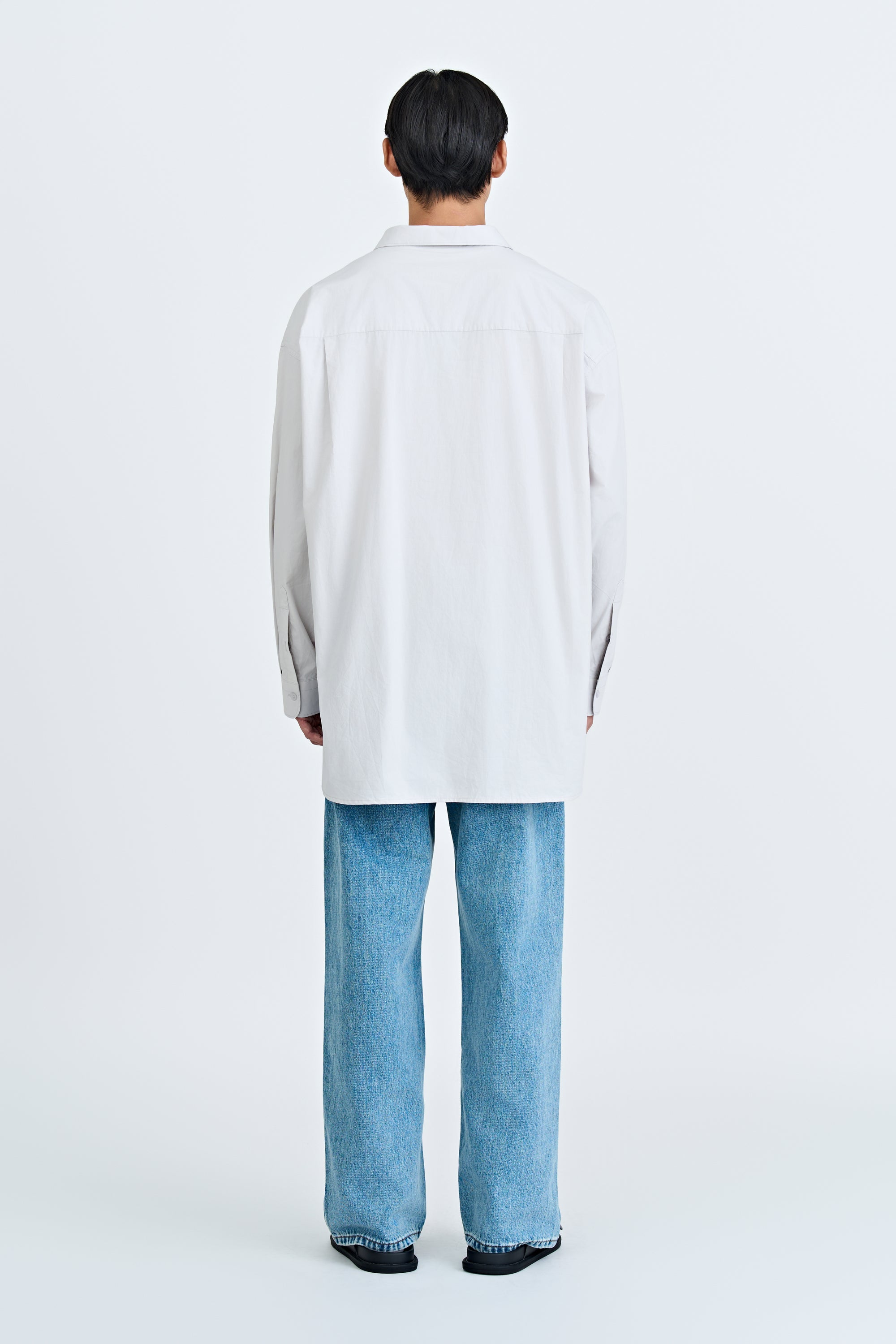Relaxed Pullover Shirt - Silver
