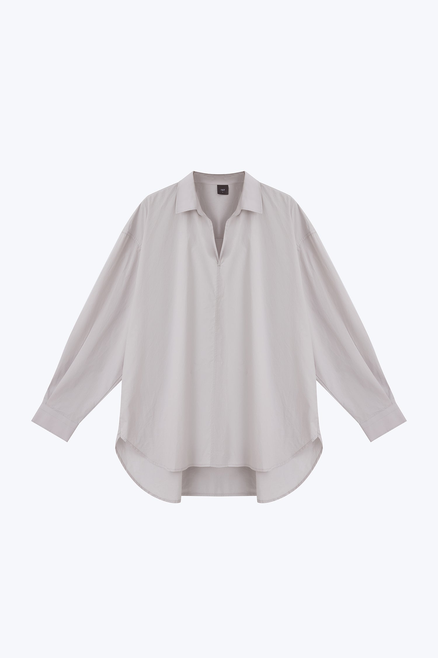 Relaxed Pullover Shirt - Silver